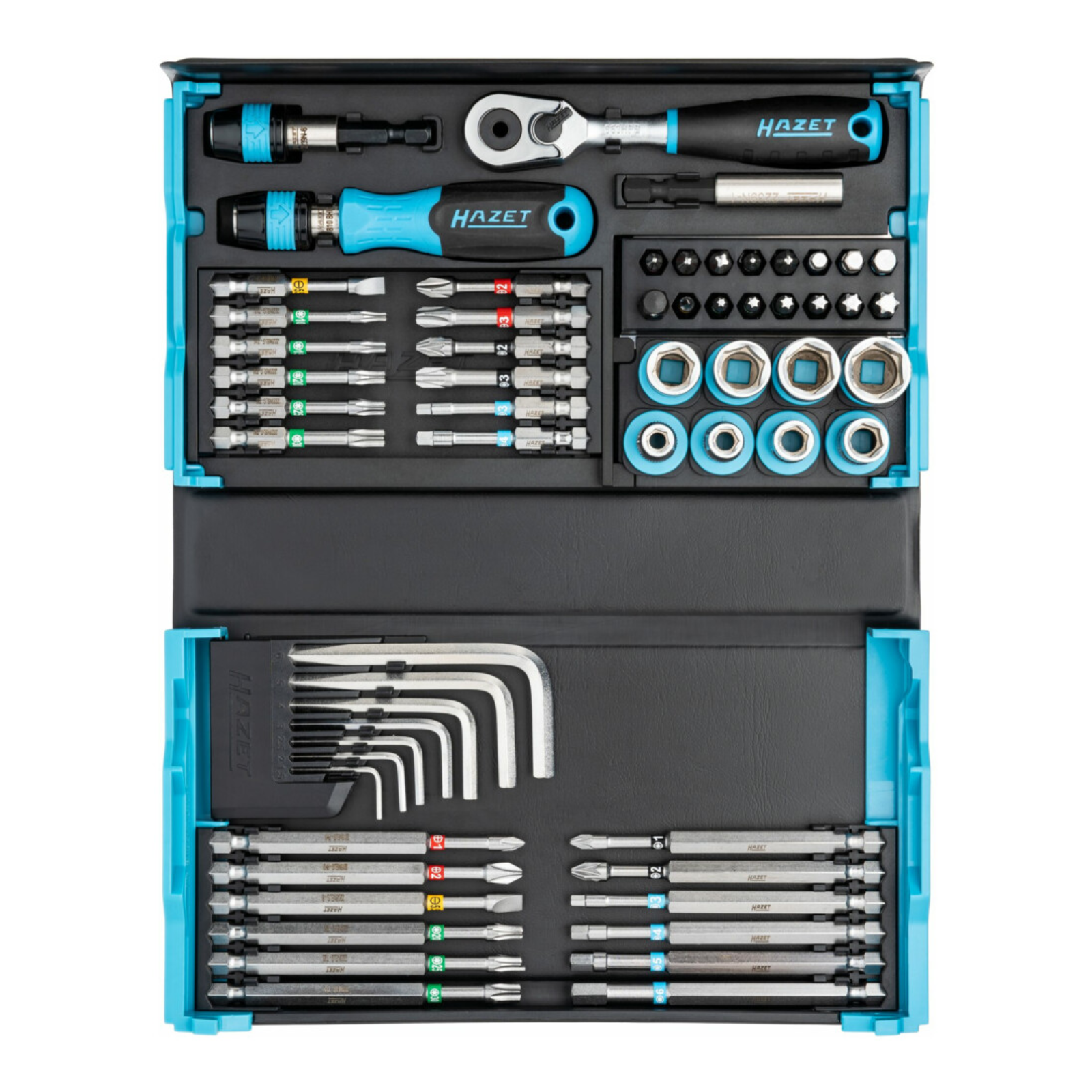 Jeu de clés à douilles hexagonales 1/4 pouce SmartCase HAZET - 2200SC-32
