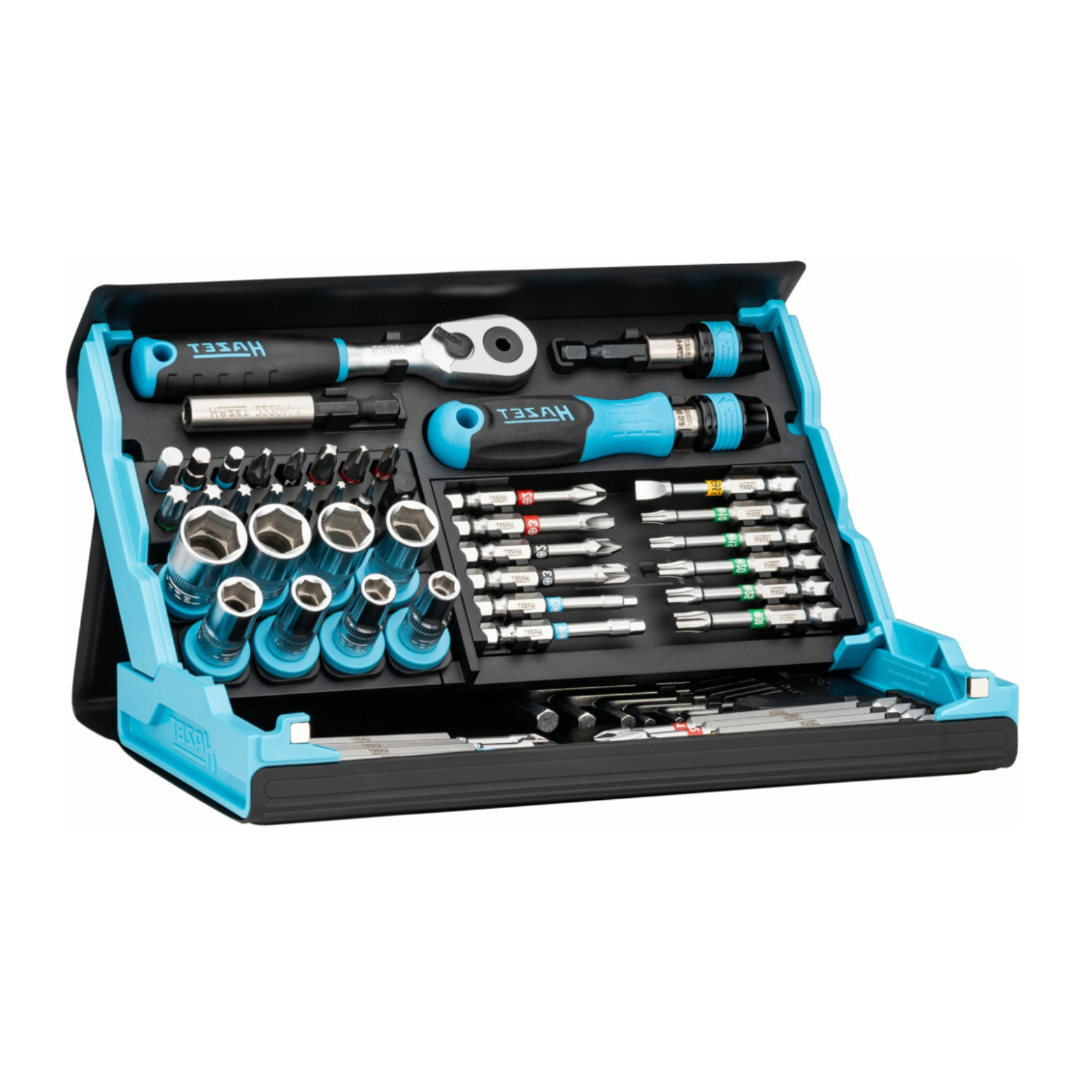 Jeu de clés à douilles hexagonales 1/4 pouce SmartCase HAZET - 2200SC-32