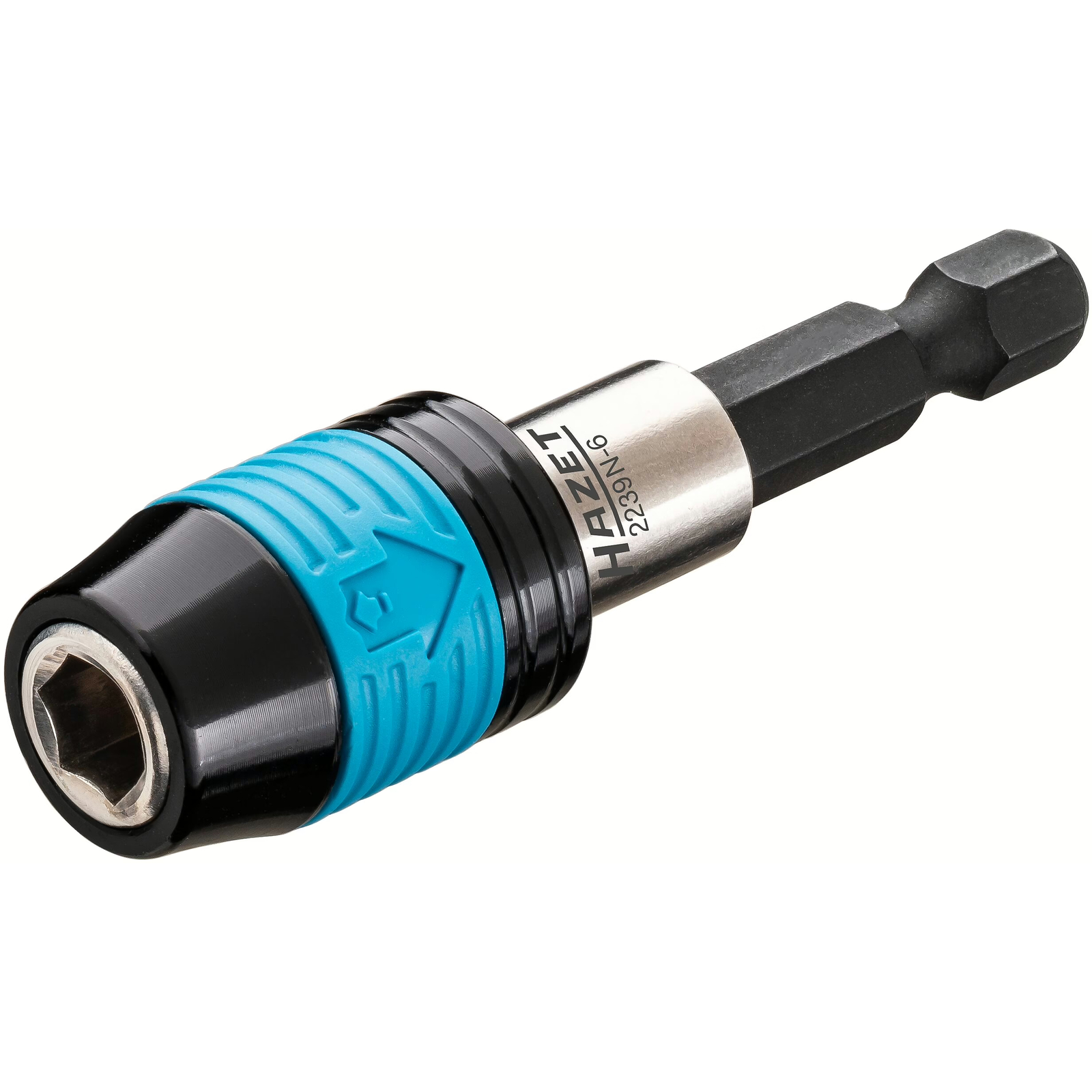 Adaptateur hexagone massif 1/4 pouce 6,3 mm hexagone creux 60 mm avec fermeture à baïonnette HAZET - 2239N-6