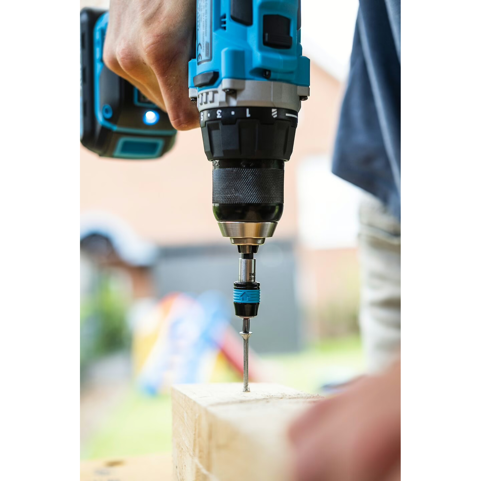 Adaptateur hexagone massif 1/4 pouce 6,3 mm hexagone creux 60 mm avec fermeture à baïonnette HAZET - 2239N-6