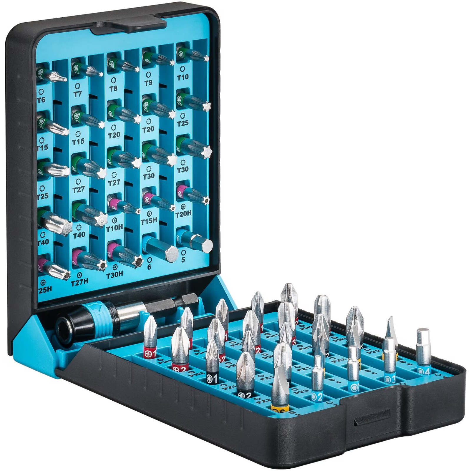 Jeu d'embouts-tournevis 51 pièces profils Pozidriv Phillips Torx six pans HAZET - 2240N/51