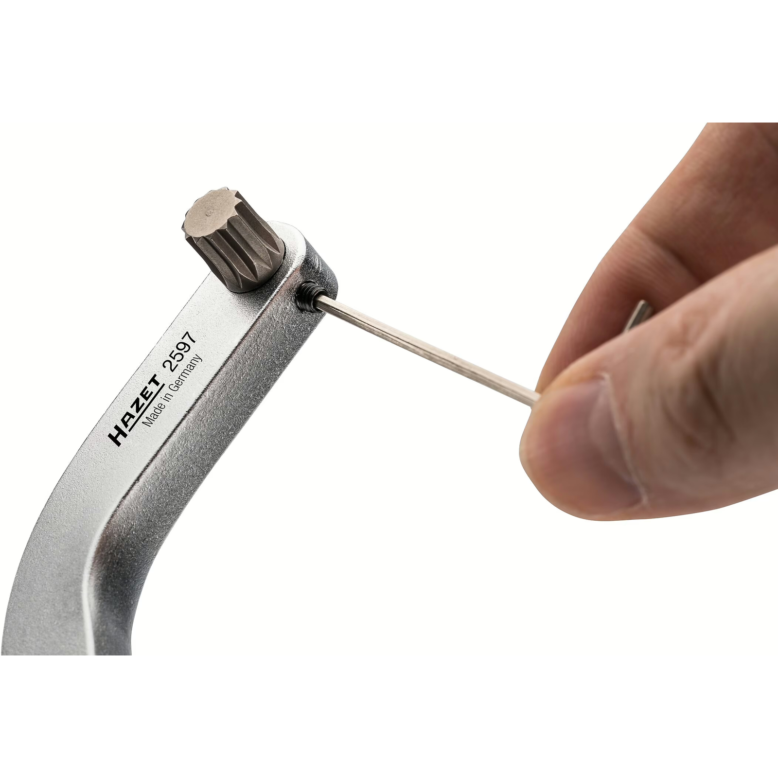 Attache mâle porte-embouts courbé 5 pièces T45 M8 M10 M12 pour charnières portes VW Audi Seat Škoda HAZET - 2597-2/5
