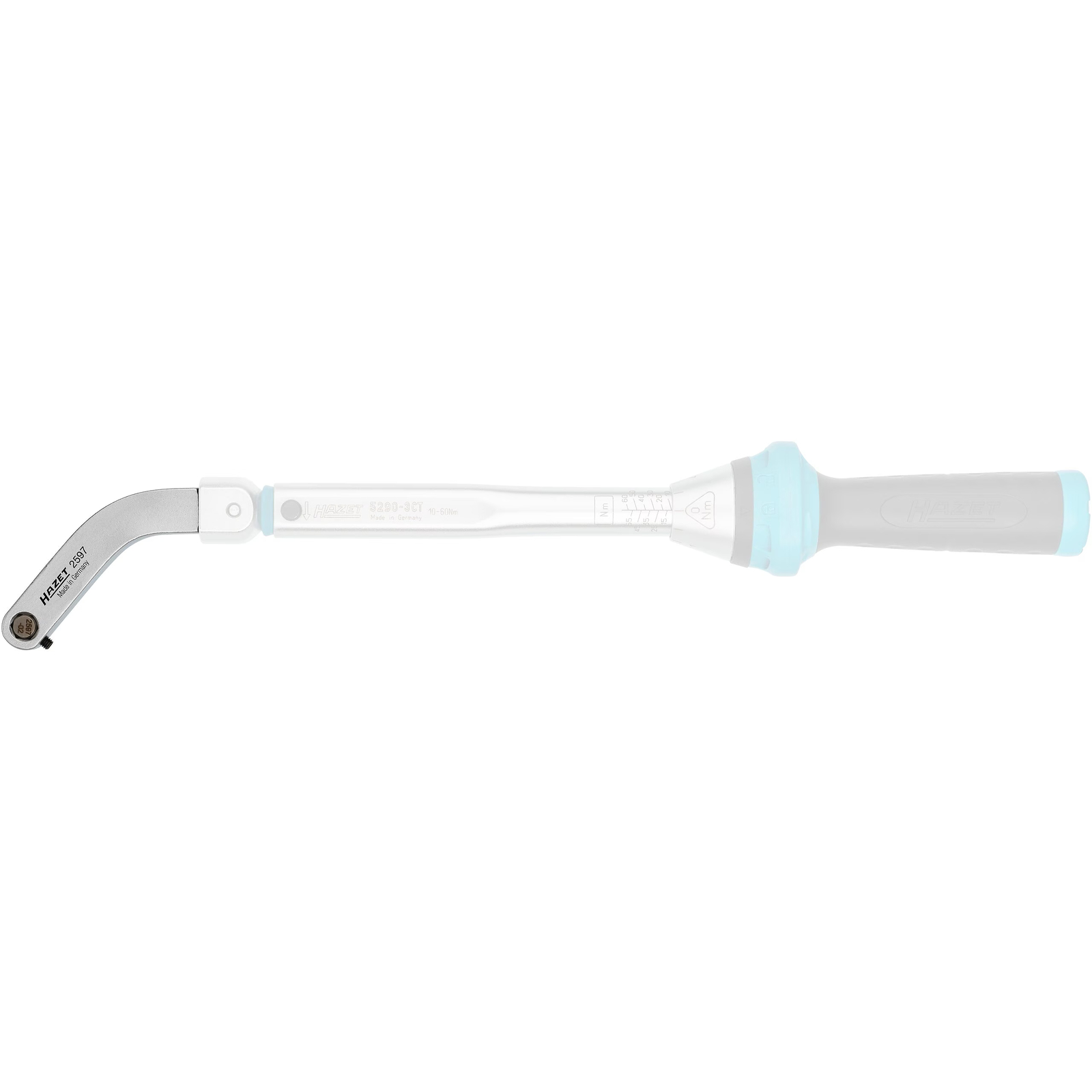 Attache mâle porte-embouts courbé 5 pièces T45 M8 M10 M12 pour charnières portes VW Audi Seat Škoda HAZET - 2597-2/5