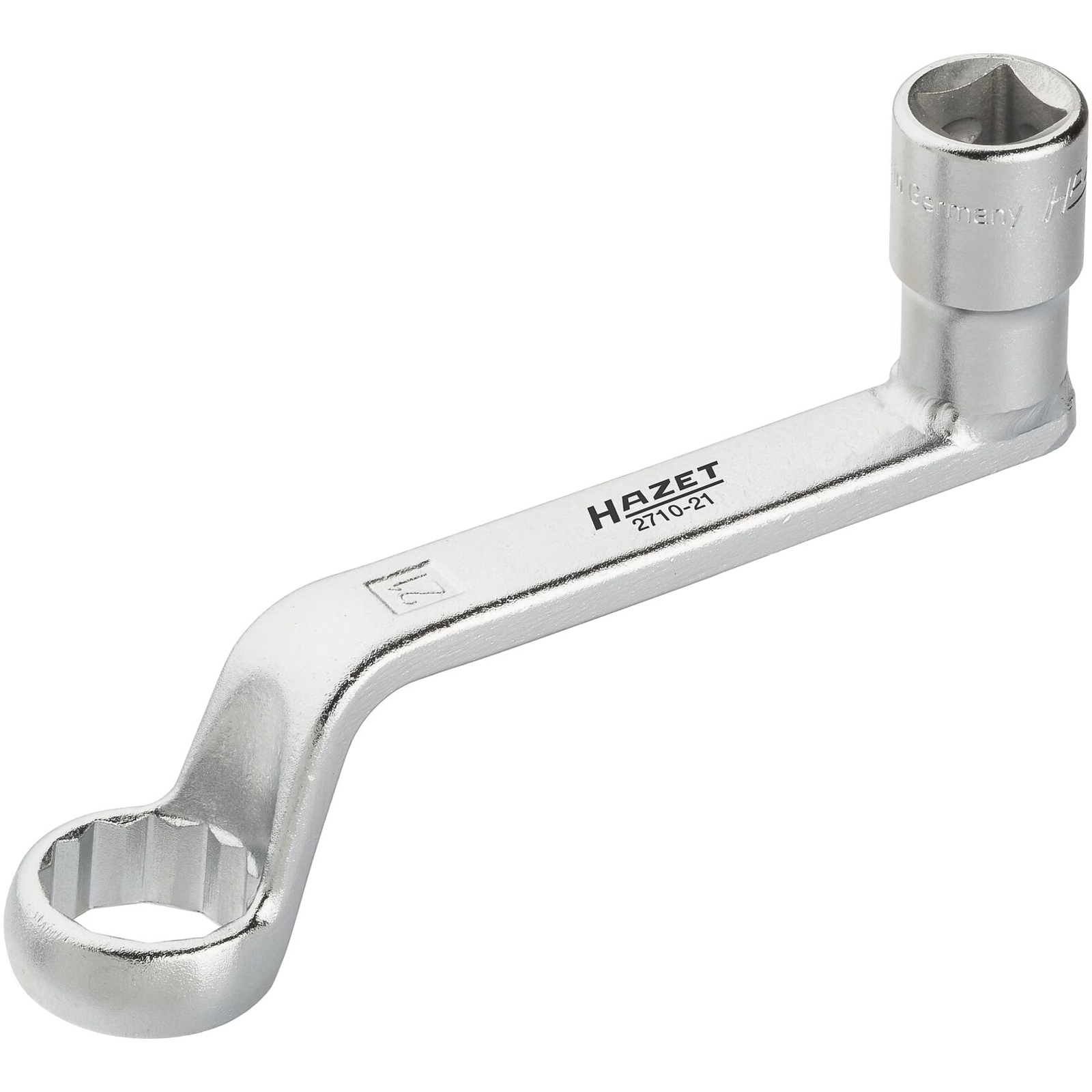Outil spécial vissage amortisseur réglage carrossage 21 mm carré creux 1/2 pouce manuel HAZET - 2710-21
