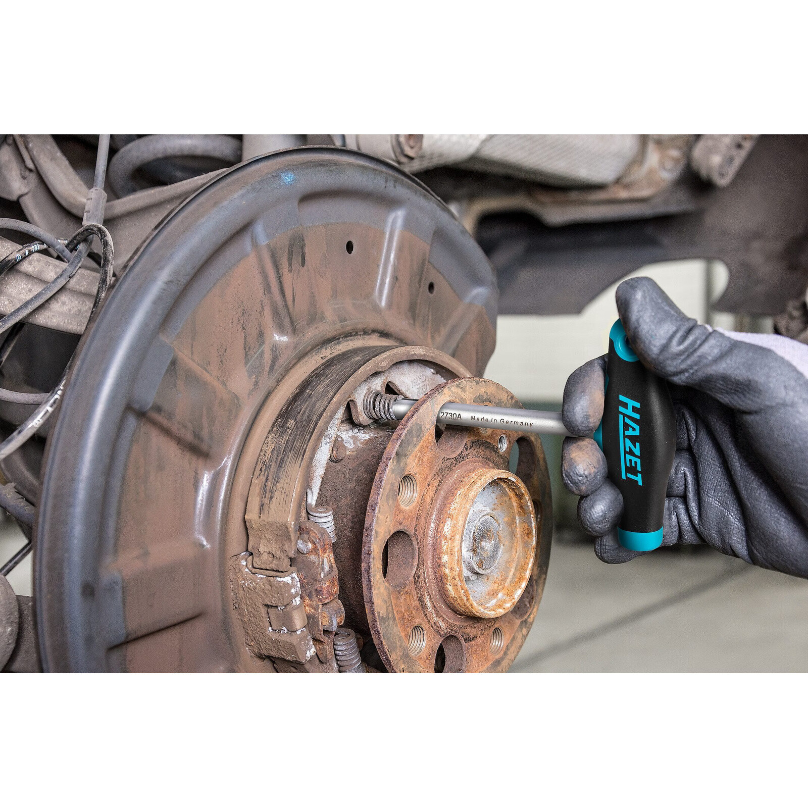 Outil manœuvre ressorts freins à main 142 mm Mercedes-Benz VW Sprinter Crafter HAZET - 2730A