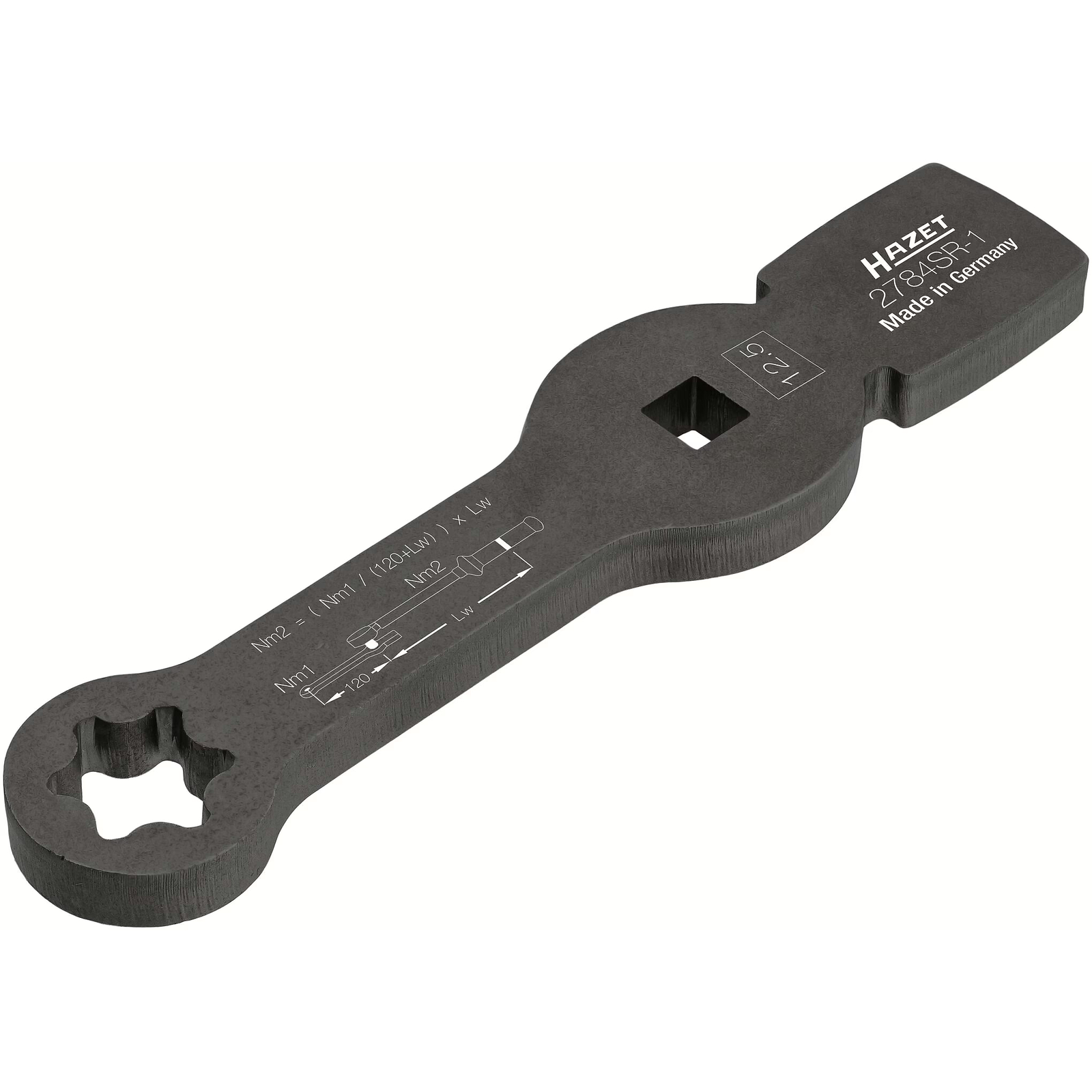 Clé polygonale à frapper profil spécial 220 mm pour écrous légers MERCEDES Actros HAZET - 2784SR-1