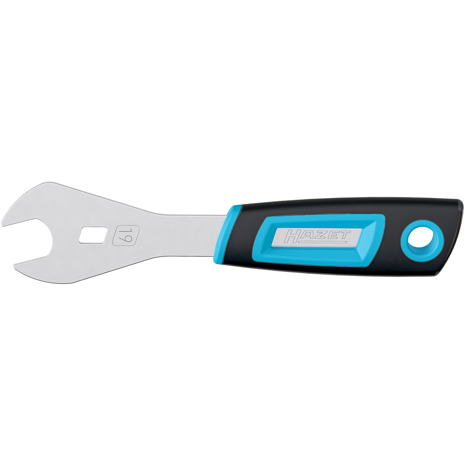 Clé conique profil extérieur 6 pans 19 mm manche bimatière ergonomique HAZET - 450F-19