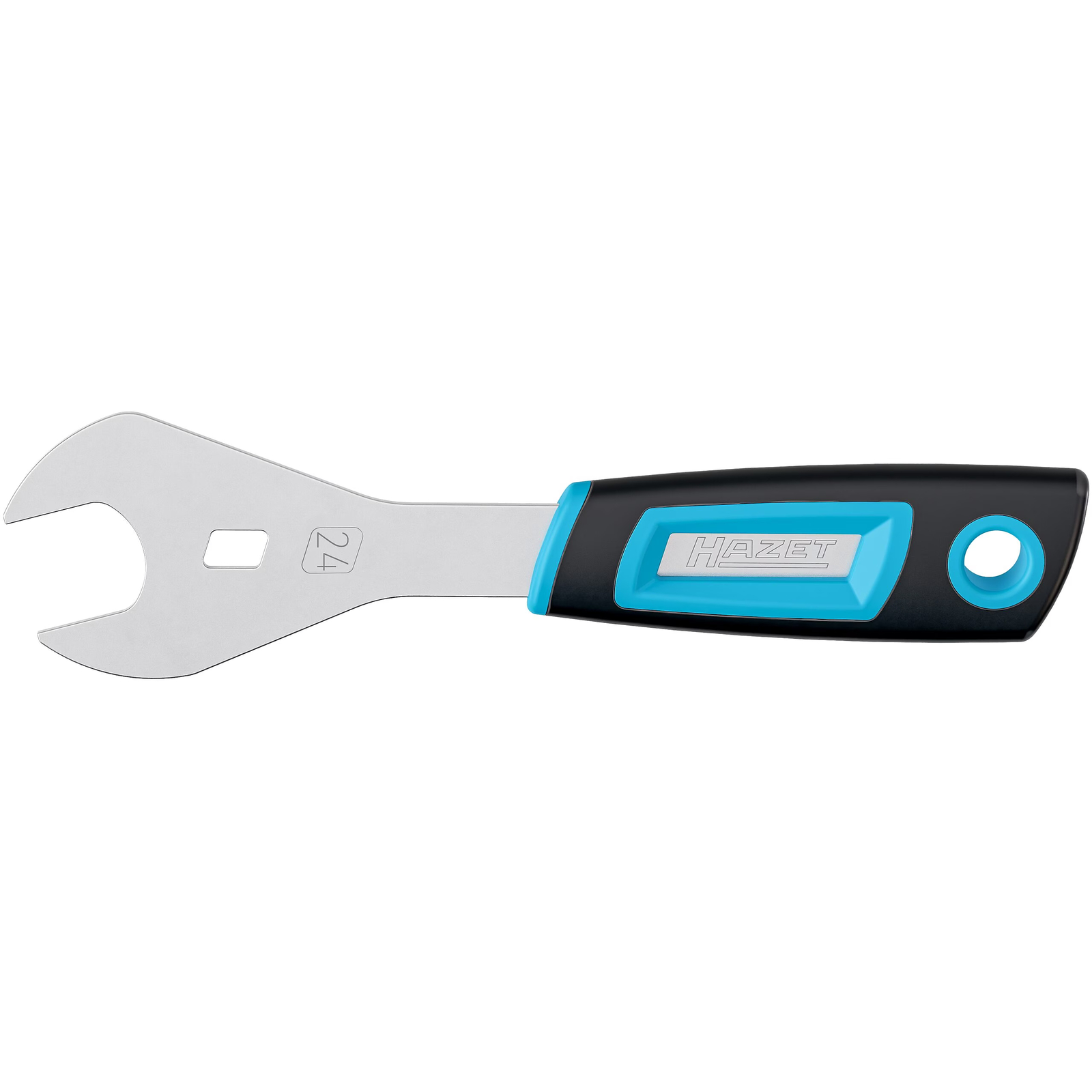 Clé conique profil extérieur 6 pans 24 mm manche bimatière ergonomique HAZET - 450F-24