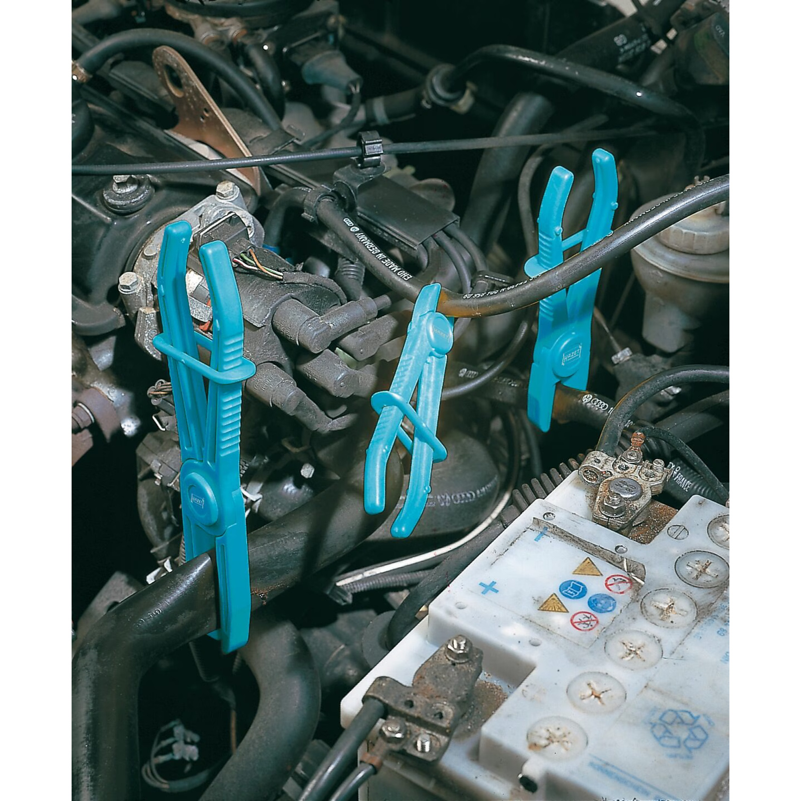 Pince à durites 253 mm serrage conduites flexibles plastique HAZET - 4590-3