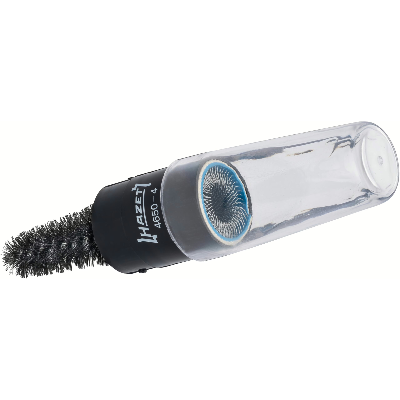 Brosse de nettoyage pôles et cosses batterie 120 mm avec capuchon HAZET - 4650-4