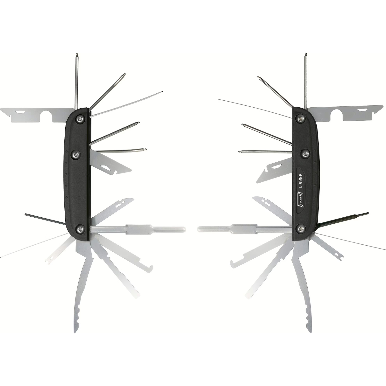 Outil démontage autoradios multi-fonctions pour VW AUDI FORD BMW MERCEDES et plus HAZET - 4655-1