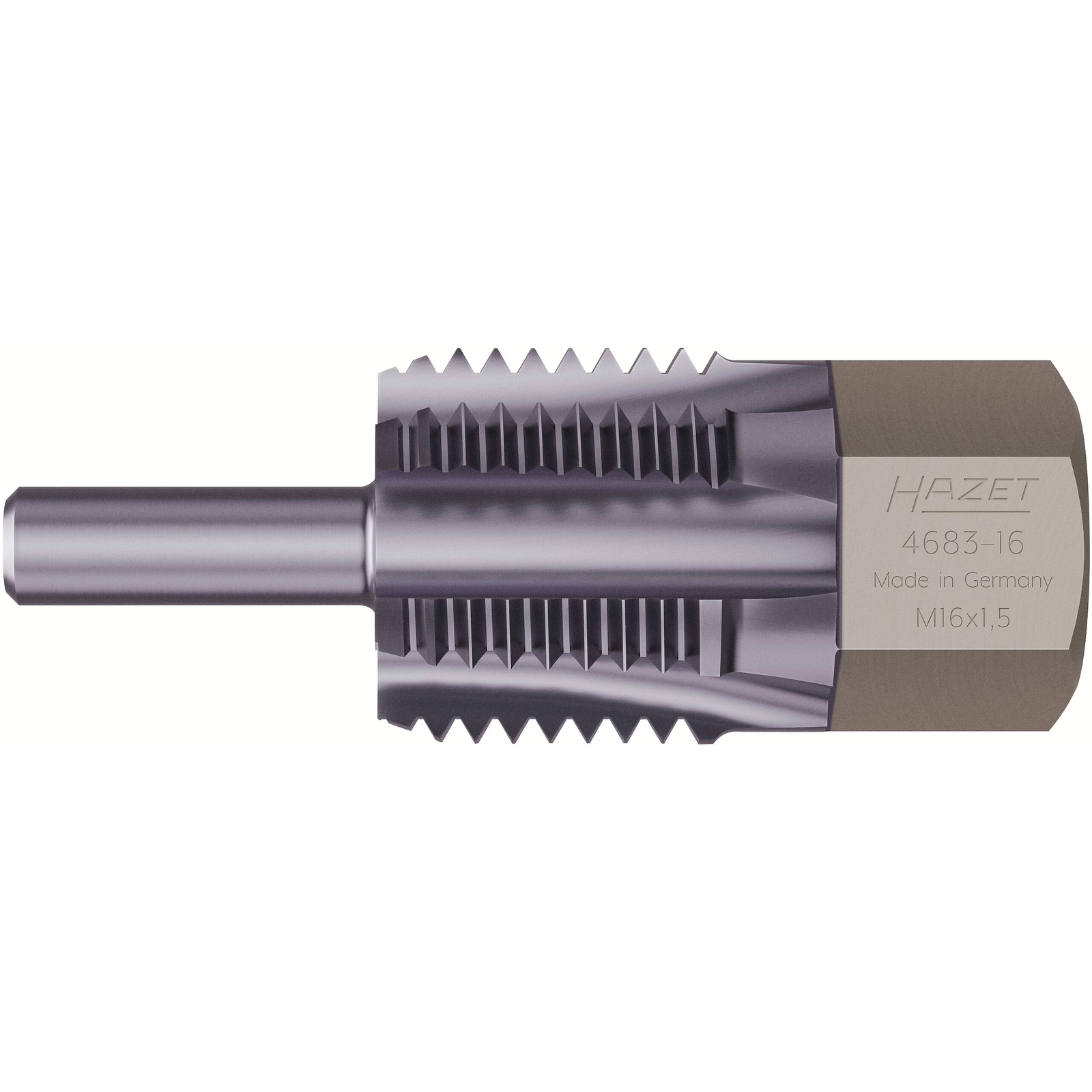 Outil réparation filetage capteurs température gaz échappement M16 x 1,5 6 pans TiAlN HAZET - 4683-16