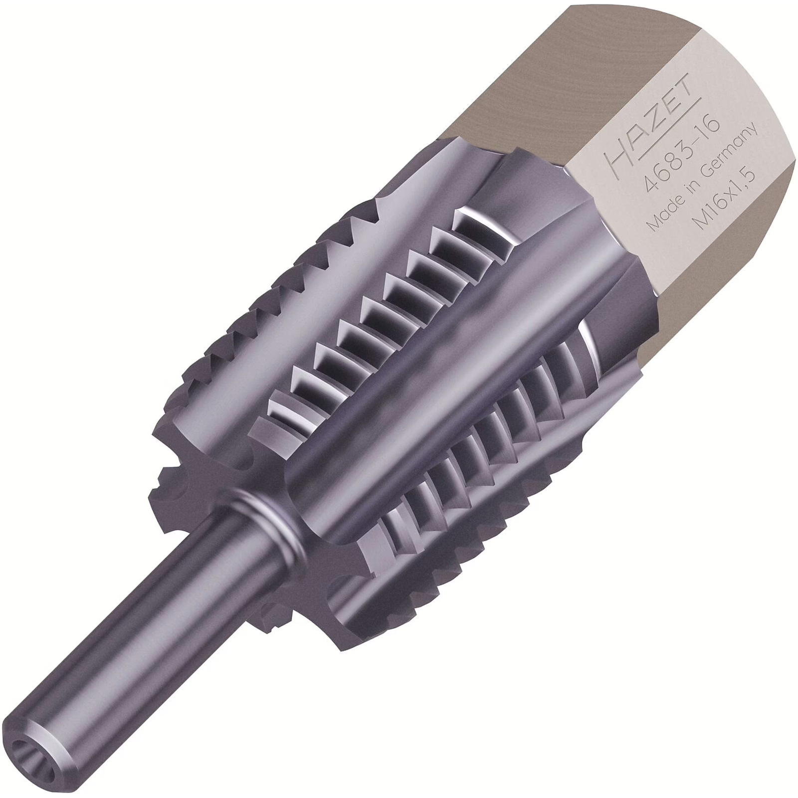 Outil réparation filetage capteurs température gaz échappement M16 x 1,5 6 pans TiAlN HAZET - 4683-16