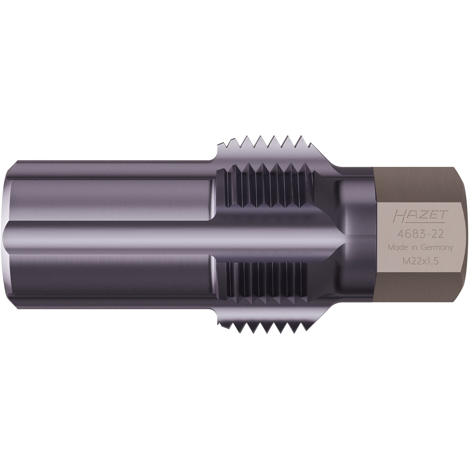 Outil réparation filetage capteurs température gaz échappement M22 x 1,5 6 pans HAZET - 4683-22