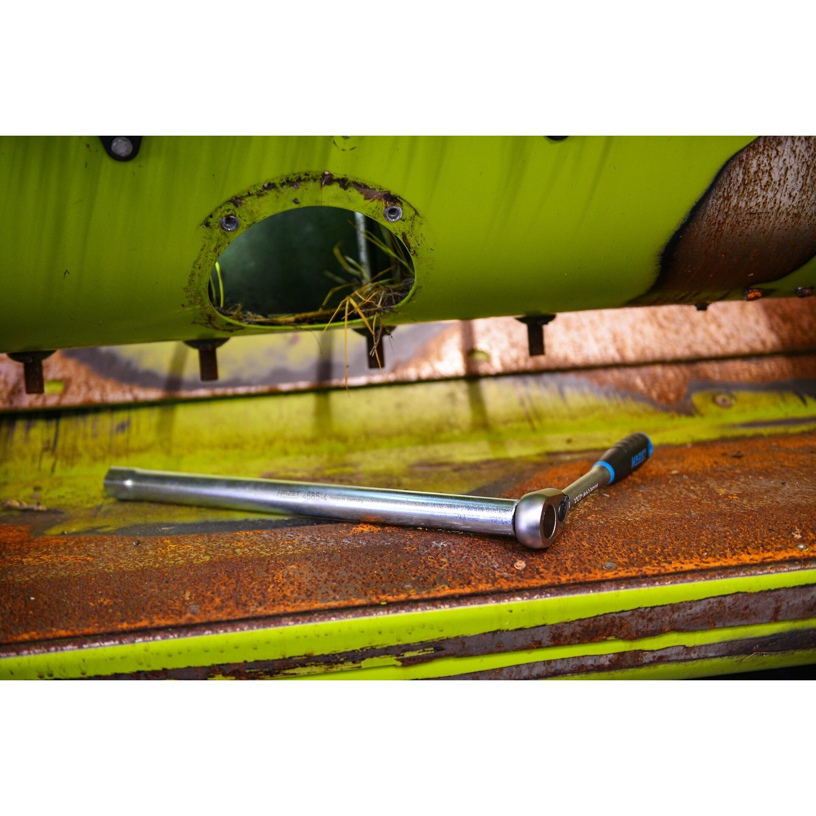 Clé à pipe carré creux 1/2" 24 mm pour moissonneuse-batteuse CLAAS HAZET - 4685-4