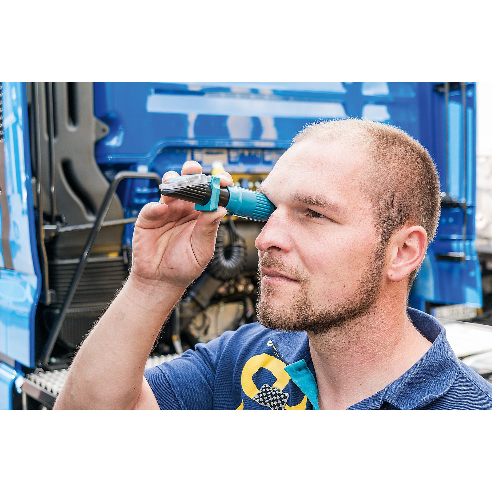 Appareil de contrôle optique réfractomètre antigel AdBlue état batterie avec pipette HAZET - 4810C