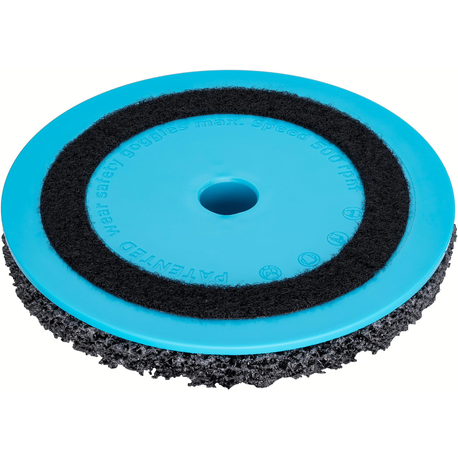 Disques de ponçage 3 pièces Ø160 mm auto-agrippants pour moyeux et disques de frein HAZET - 4960F-0160/3