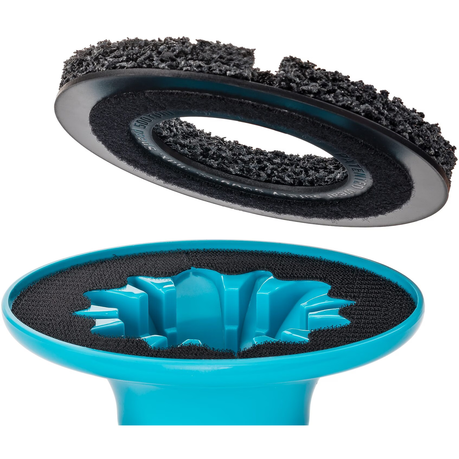 Ponceuse moyeux de roue 4 pièces Ø160 mm 6 pans 11 mm HAZET - 4960R-160/4