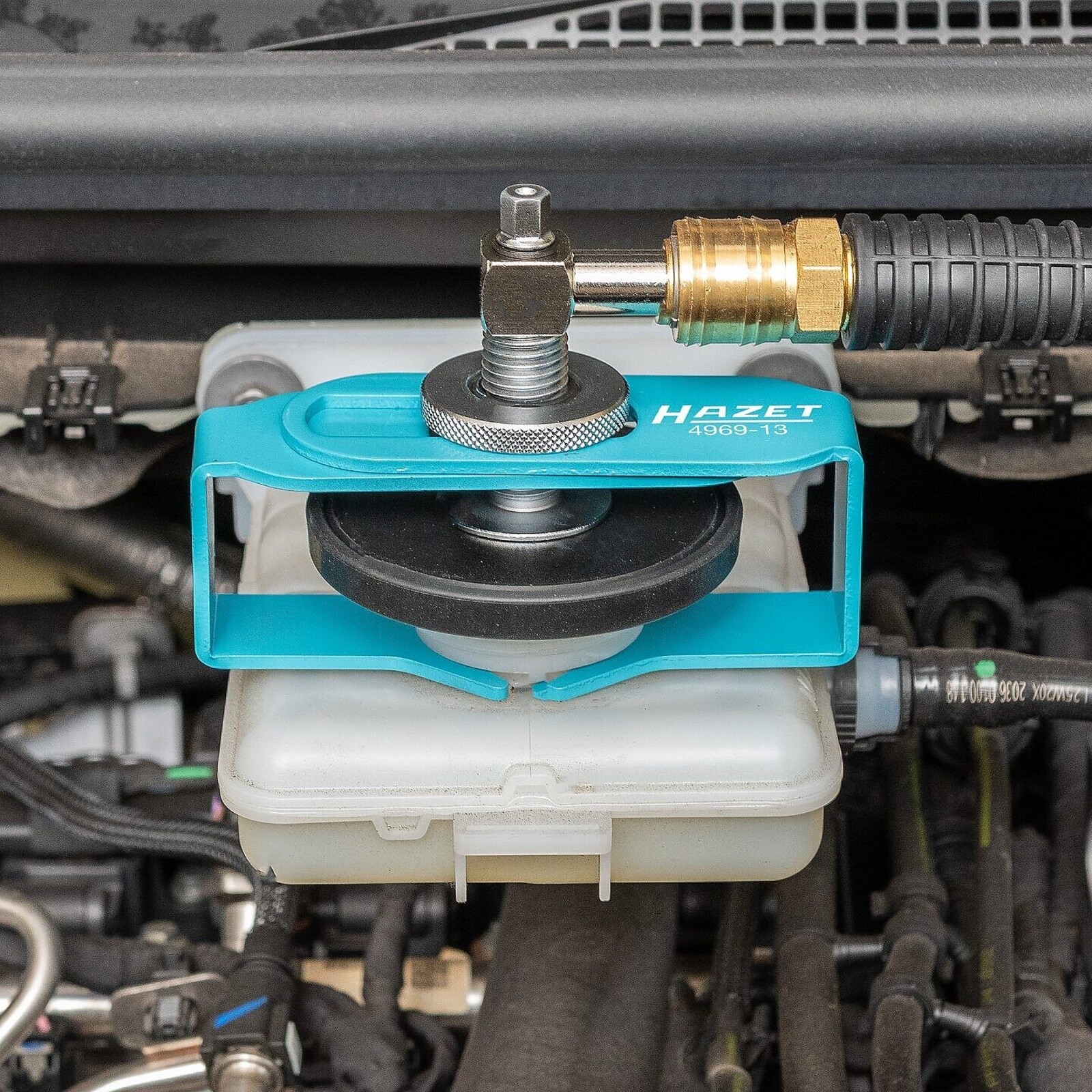 Adaptateur de purge d'air de freins 10 pièces avec raccord pivotant 360° HAZET - 4969-3/10