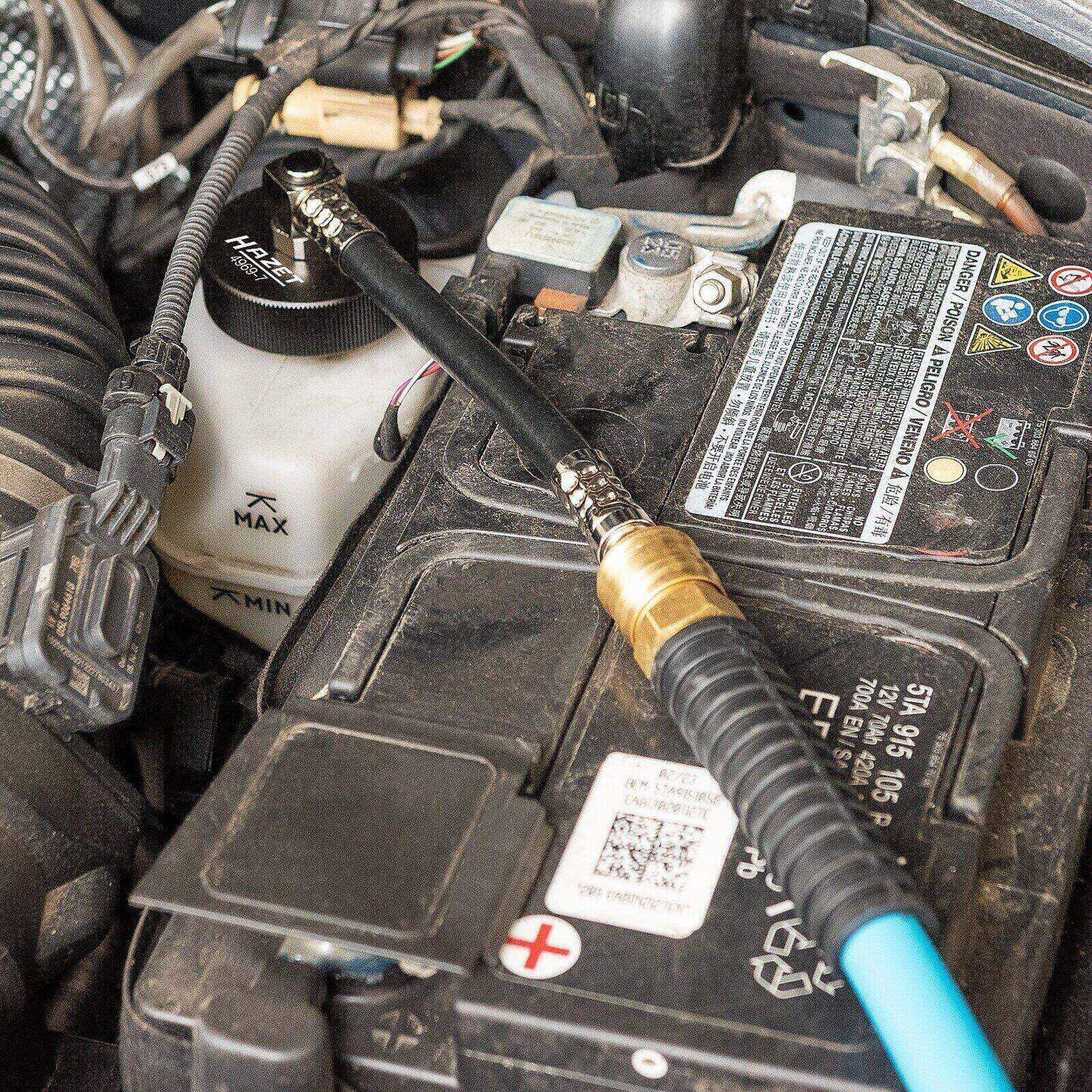 Adaptateur de purge d'air de freins 10 pièces avec raccord pivotant 360° HAZET - 4969-3/10