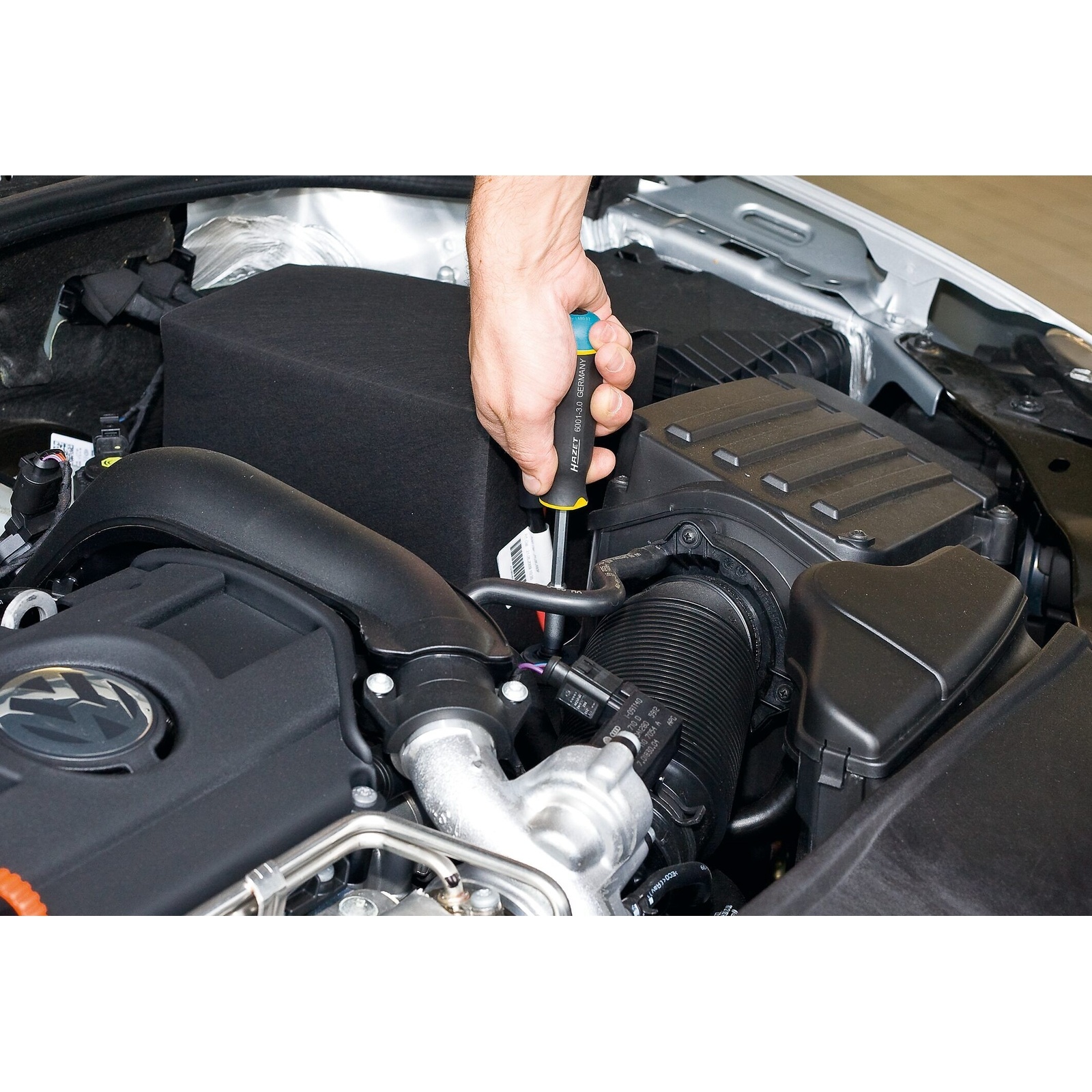Tournevis dynamométrique 0,4–1,4 Nm 15 % 3 pièces avec clé mâle coudée HAZET - 6001-1.4/3