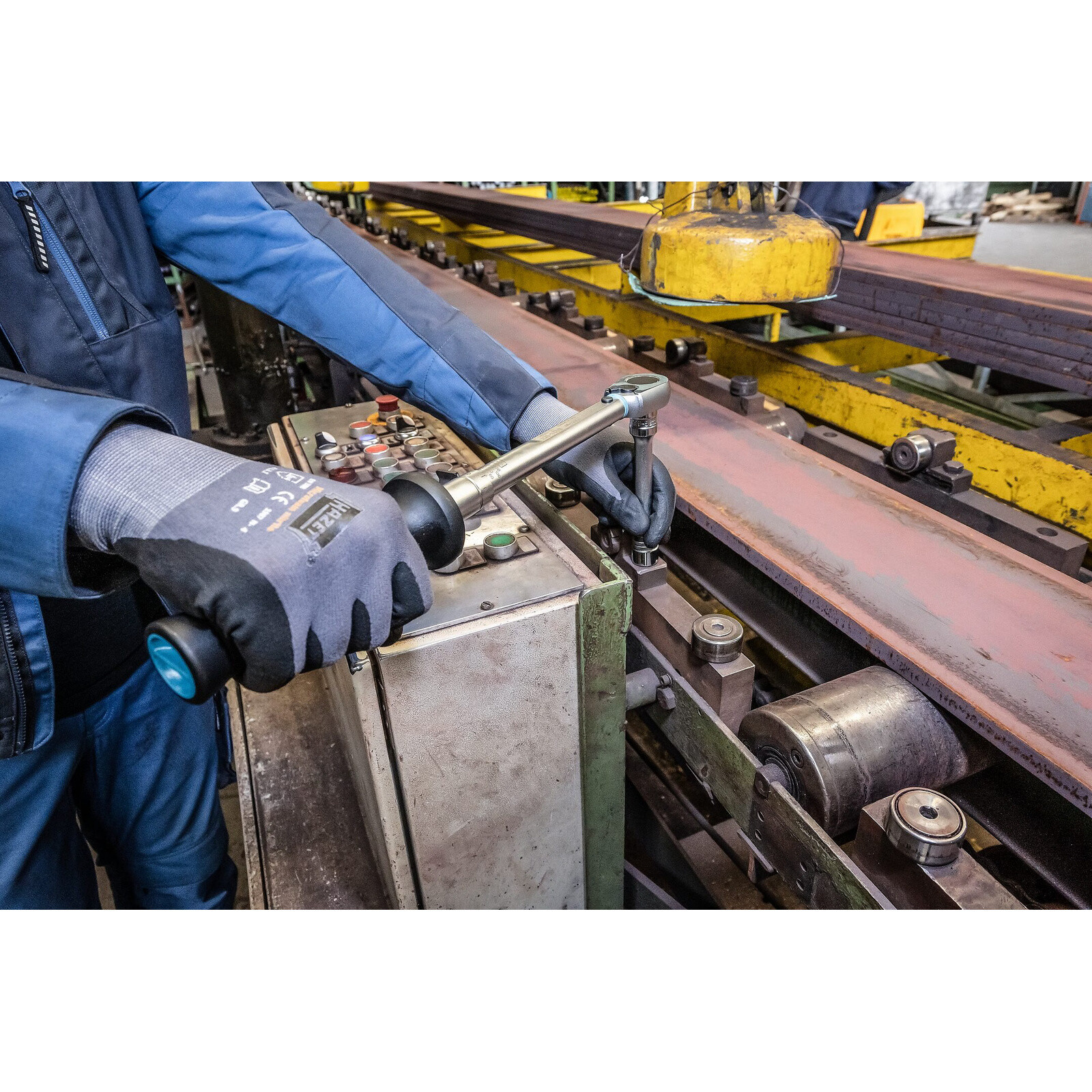 Clé dynamométrique 20-120 Nm carré massif précision 2% HAZET - 6121-1CT