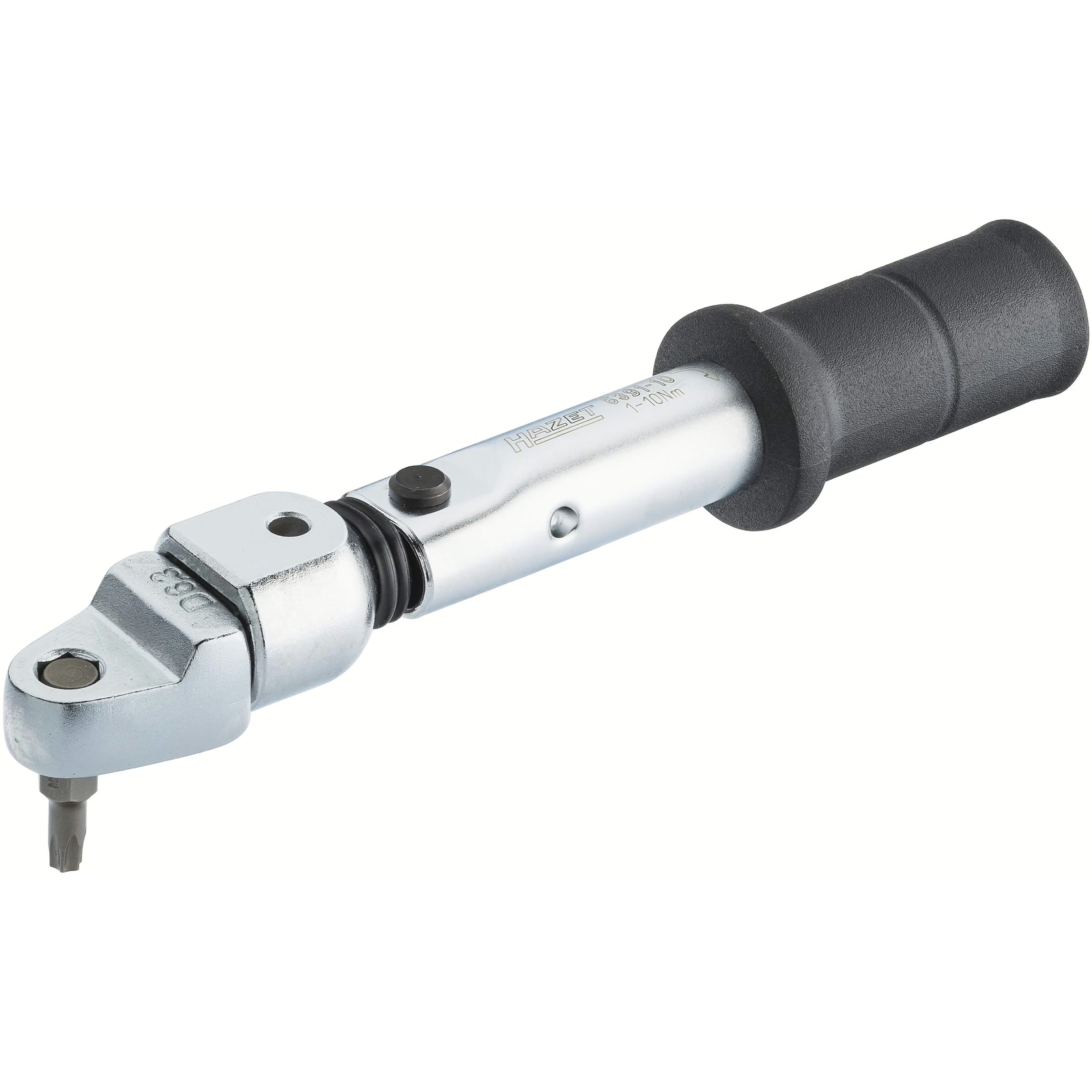 Clé dynamométrique 1-10 Nm carré femelle 9 x 12 mm précision 6 % sans échelle HAZET - 6391-10