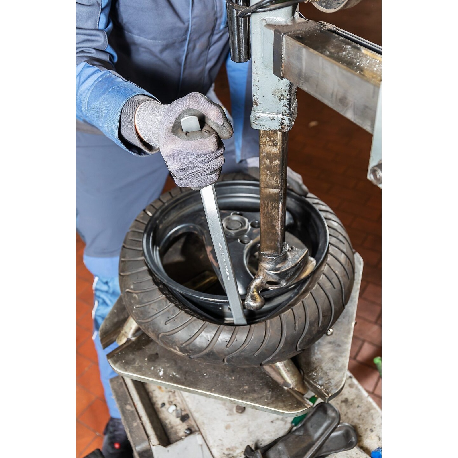 Démonte-pneus 456 mm pour pneus à chambre incorporée exécution lourde chromé HAZET - 653