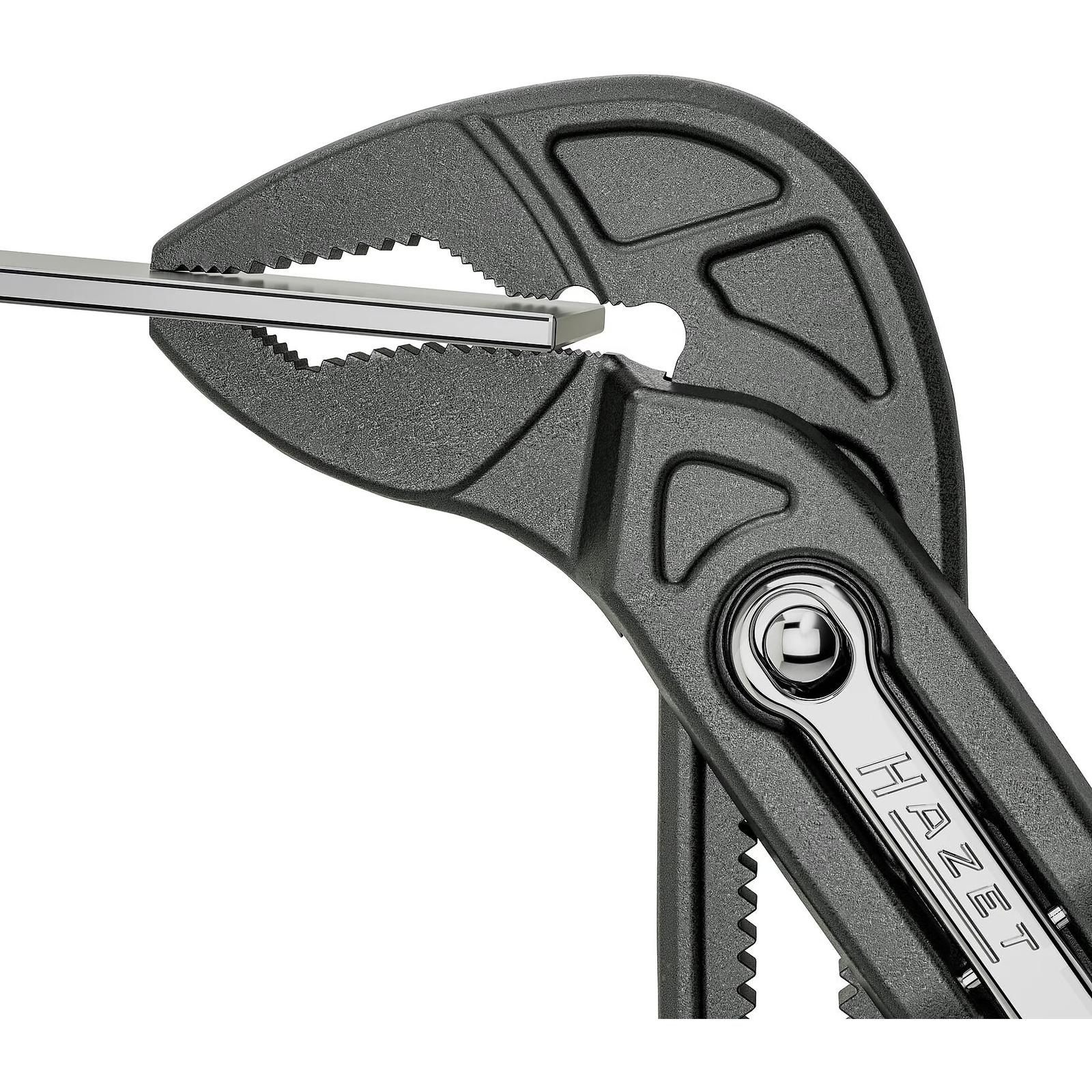 Pince multiprise pour pompe à eau 50 mm écart crantage fin phosphatée 260 mm HAZET - 760-26