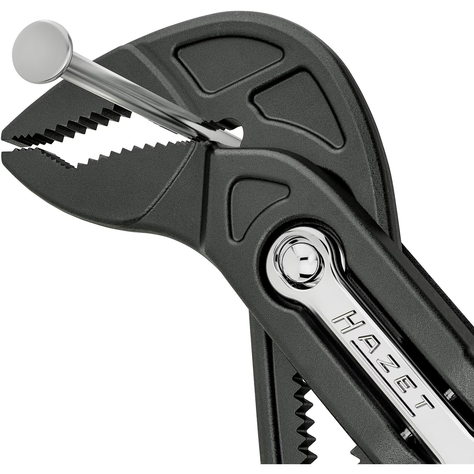Pince multiprise pour pompe à eau 50 mm écart crantage fin phosphatée 260 mm HAZET - 760-26