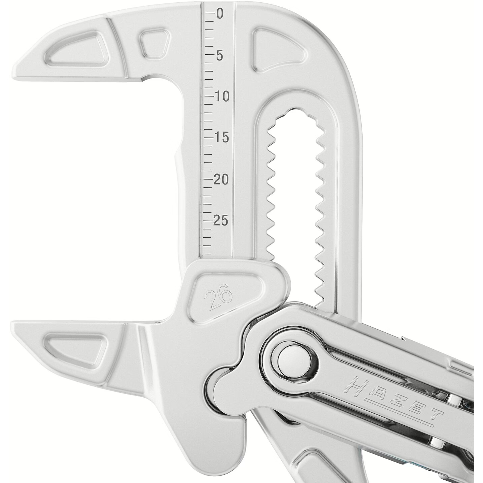 Pince-clé capacité serrage 26 mm charnière entrepassée HAZET - 762-12