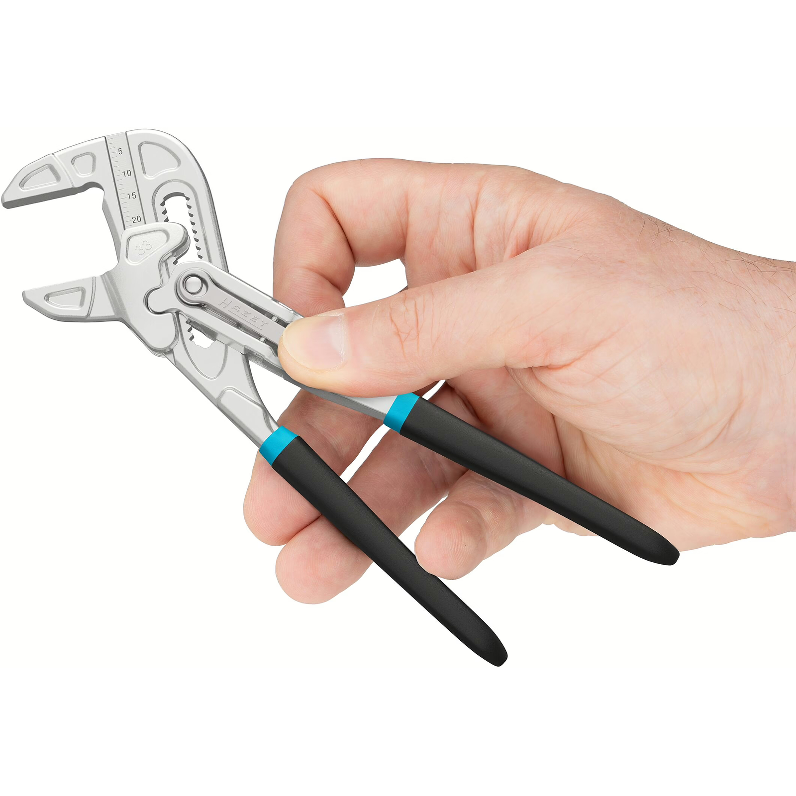 Pince-clé capacité serrage 33 mm charnière entrepassée HAZET - 762-15