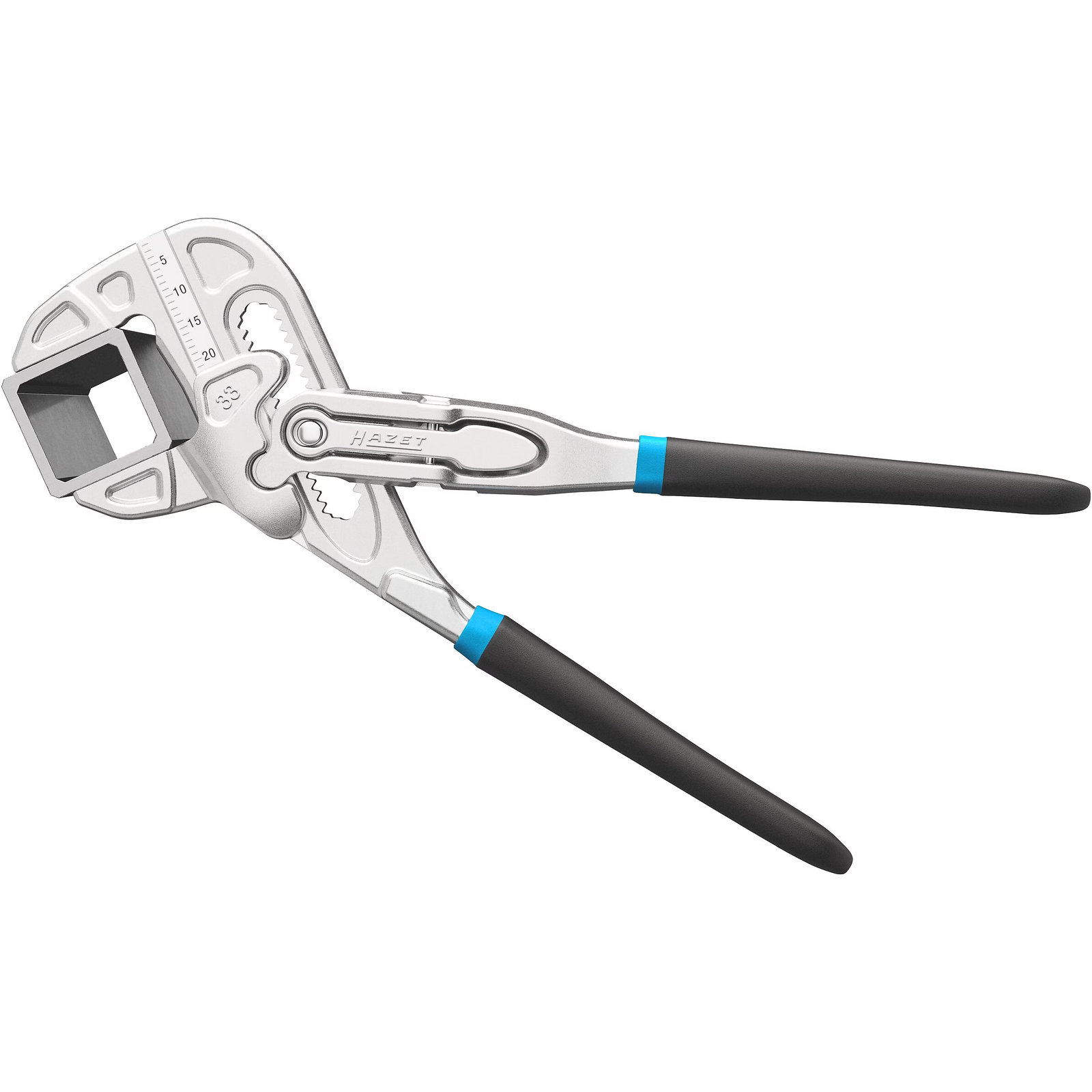 Pince-clé capacité serrage 33 mm charnière entrepassée HAZET - 762-15
