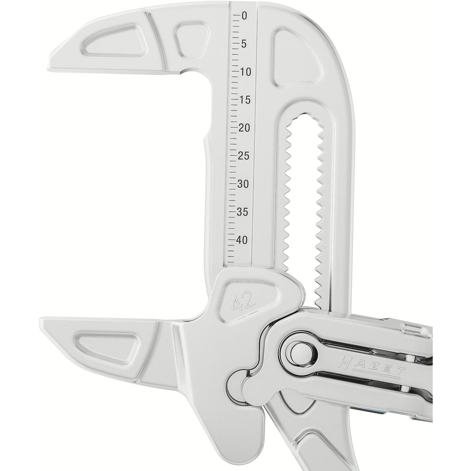 Pince-clé capacité de serrage 42 mm charnière entrepassée HAZET - 762-18