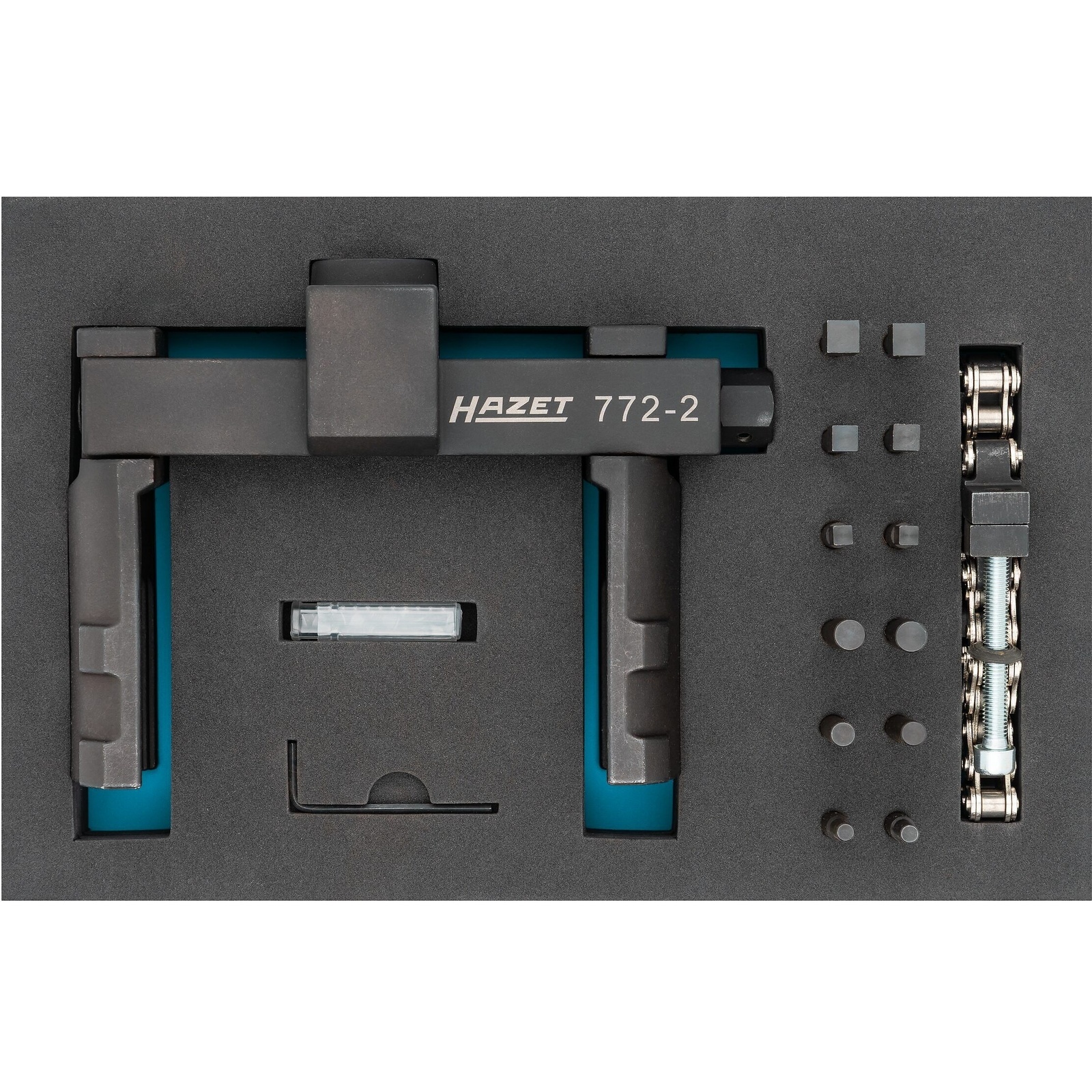 Jeu d'outils universels écrous moyeu 35-170 mm 16 pièces avec coffret HAZET - 772-2/16