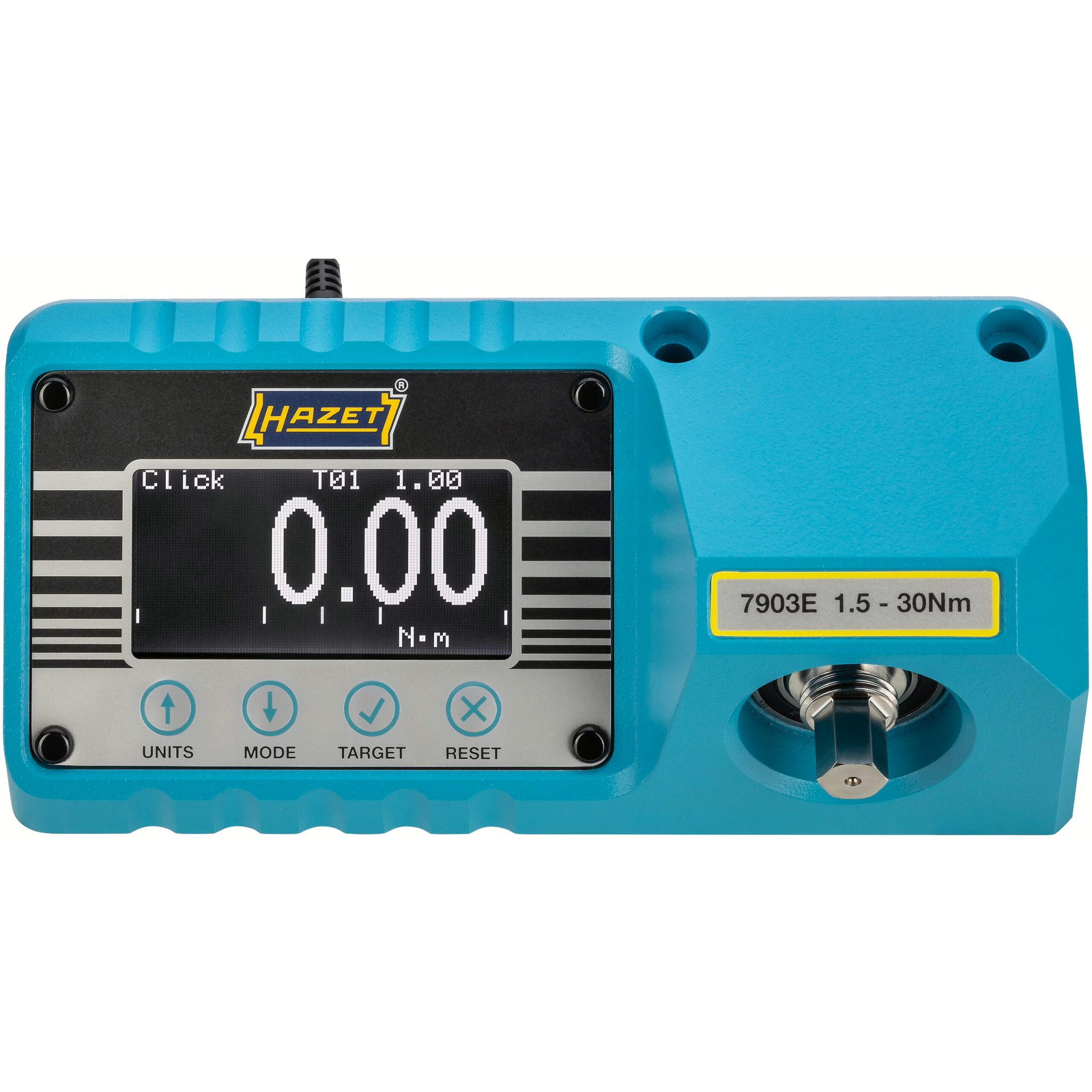 Appareil de contrôle de couple électronique 1,5–30 Nm avec adaptateur HAZET - 7903E