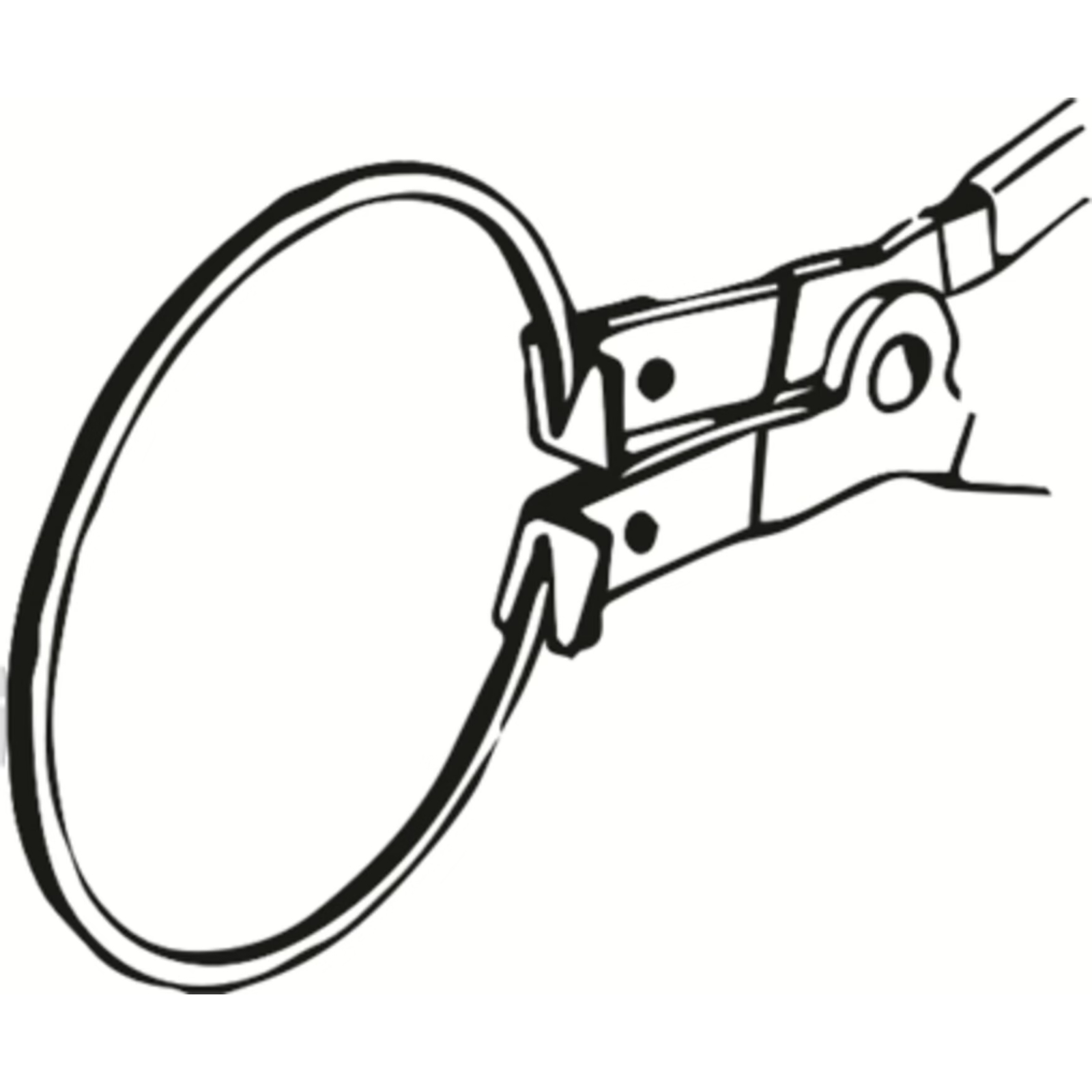 Pince à segments 60–120 mm support prismatique nickelé HAZET - 790-3