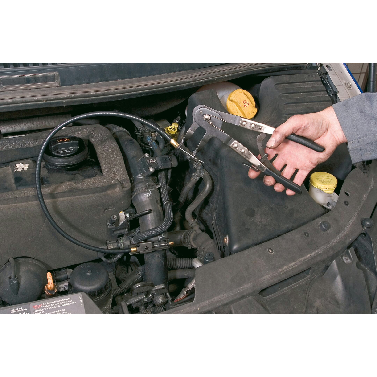 Pince pour colliers à ressort auto-serrants 875 mm manches trempés HAZET - 798-15B
