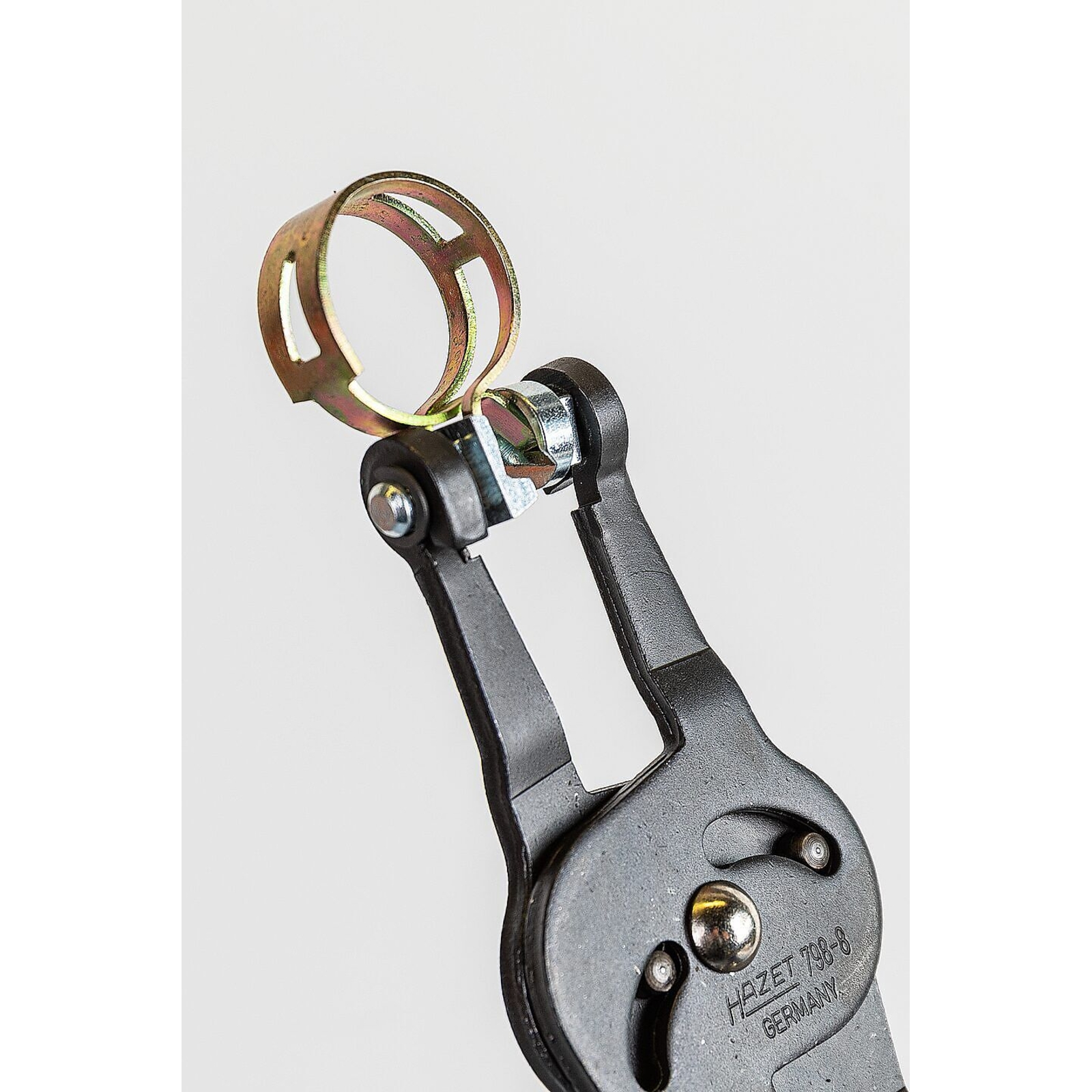Pince pour colliers à ressort auto-serrants 45 mm manches trempées HAZET - 798-8