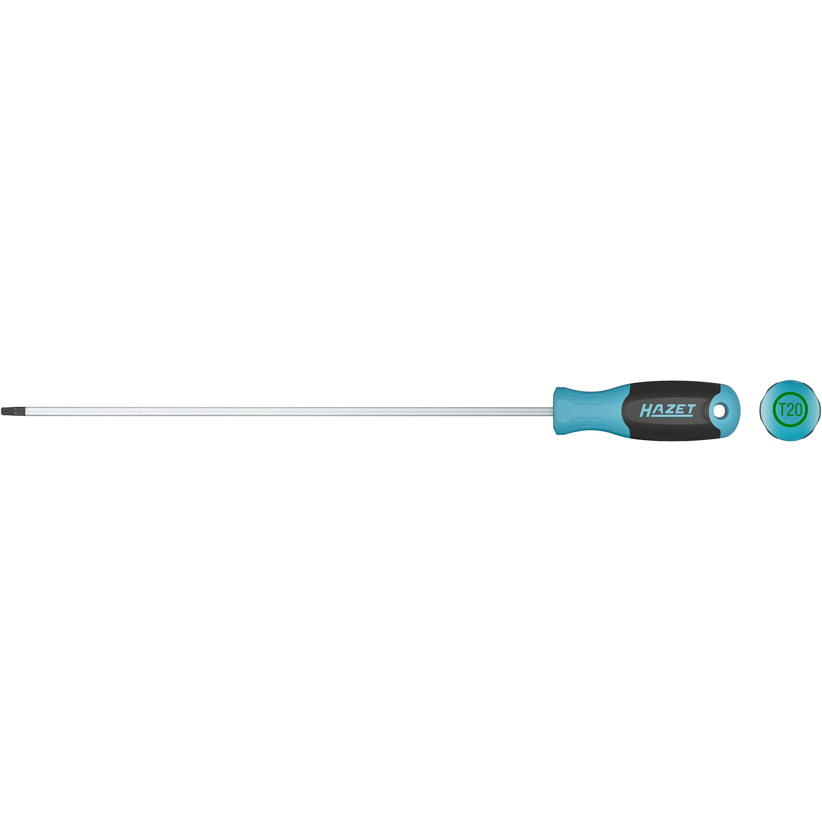 Tournevis Profil TORX intérieur T20 lame ronde 343 mm manche antidérapant HAZET - 811LG-T20