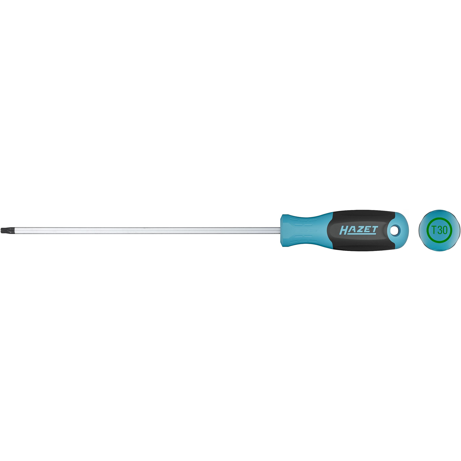 Tournevis TORX intérieur T30 lame ronde 360 mm manche antidérapant HAZET - 811LG-T30