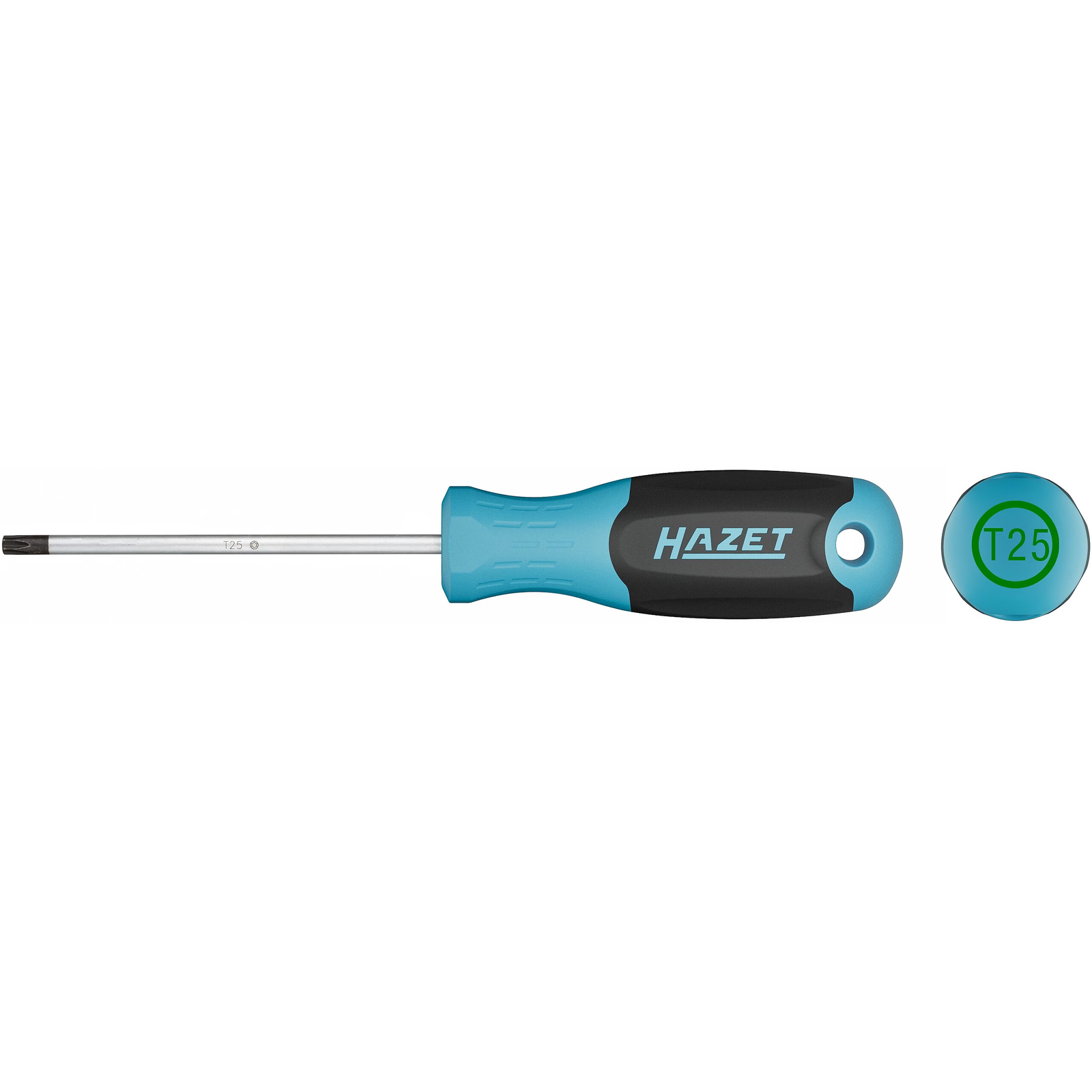 Tournevis TORX intérieur T25 lame ronde manche 3 composants antidérapant HAZET - 811-T25