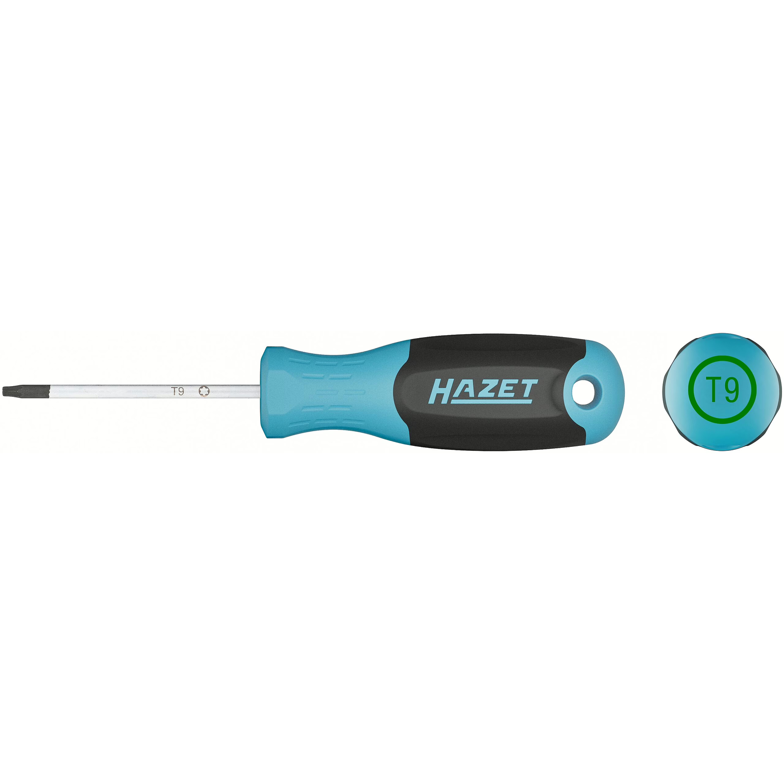 Tournevis TORX intérieur T9 manche 3 composants antidérapant avec trou HAZET - 811-T9