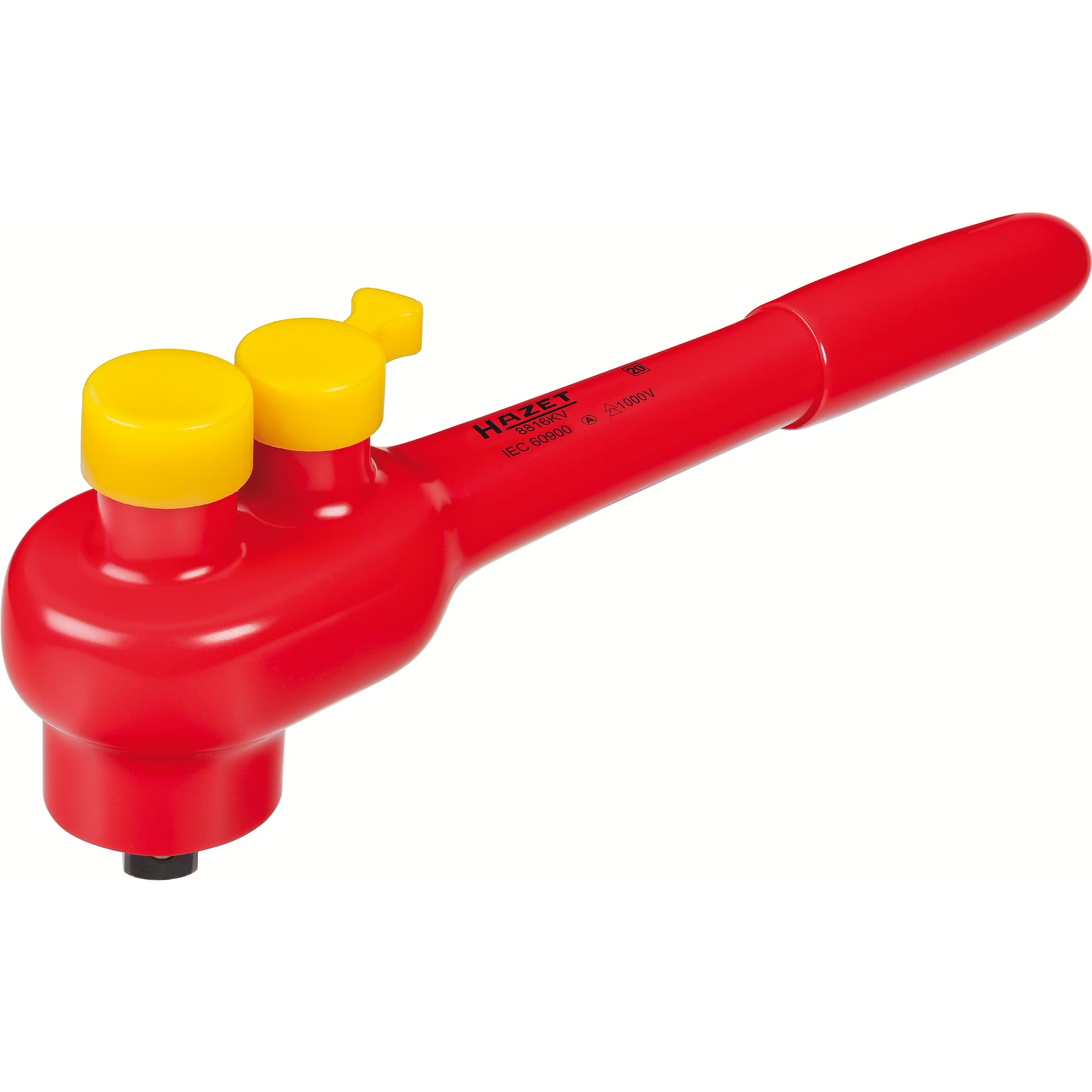 Cliquet réversible 3/8" 194 mm isolation 1000 V HAZET - 8816KV