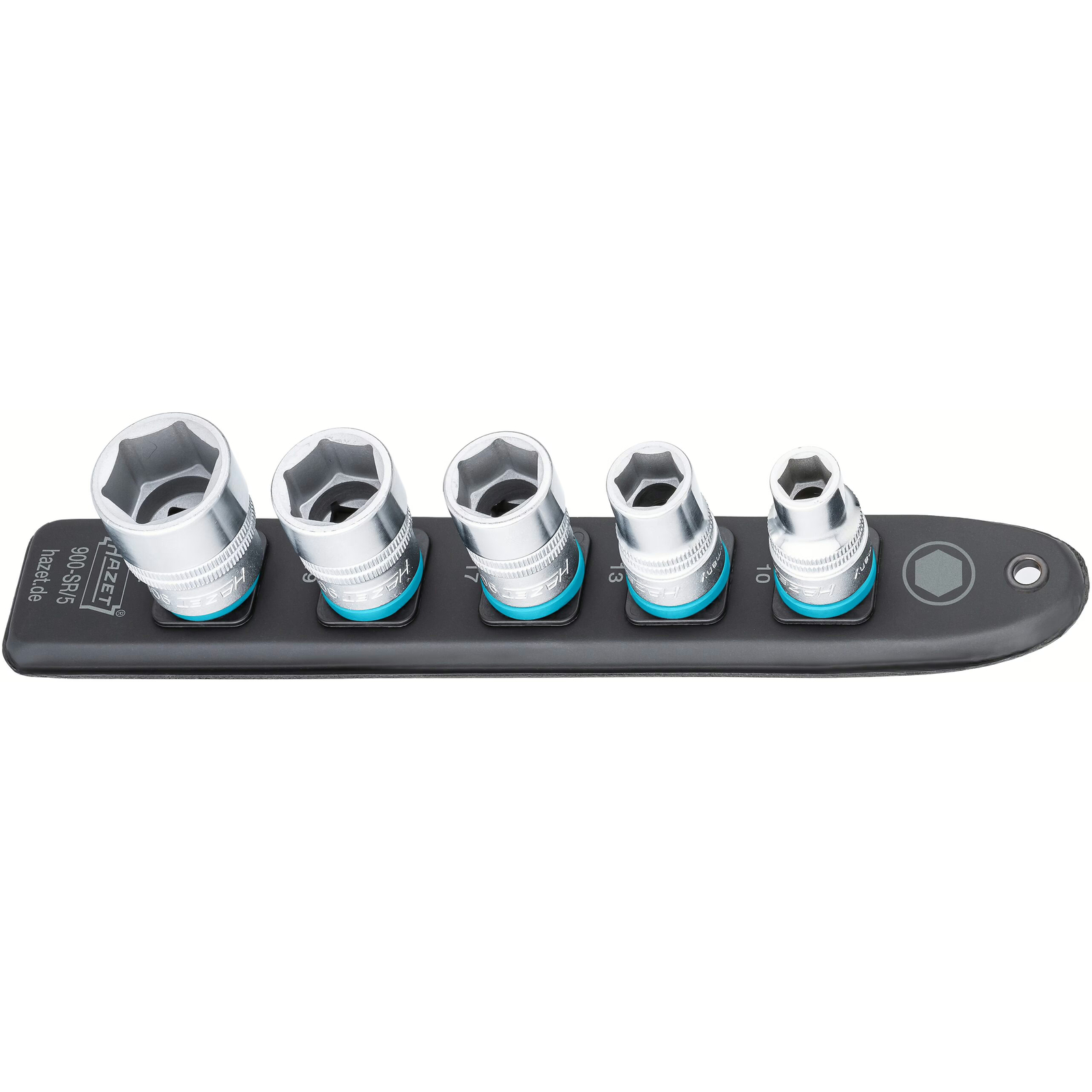 Barre enfichable flexible 5 emplacements carrés 1/2