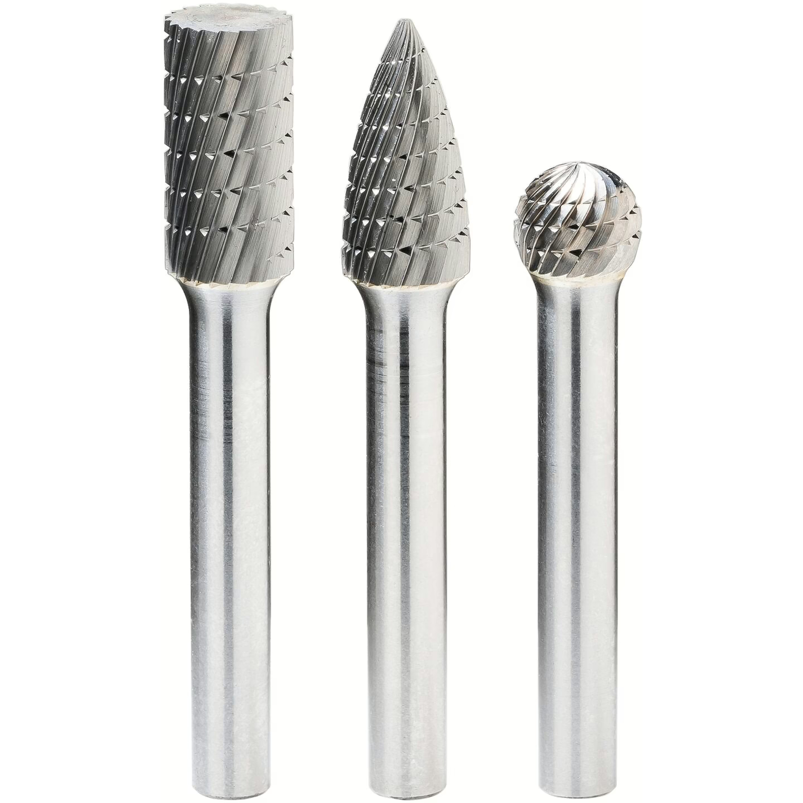 Jeu de fraises métal dur 6 mm 3 pièces cylindre cône boule HAZET - 9032-06/3