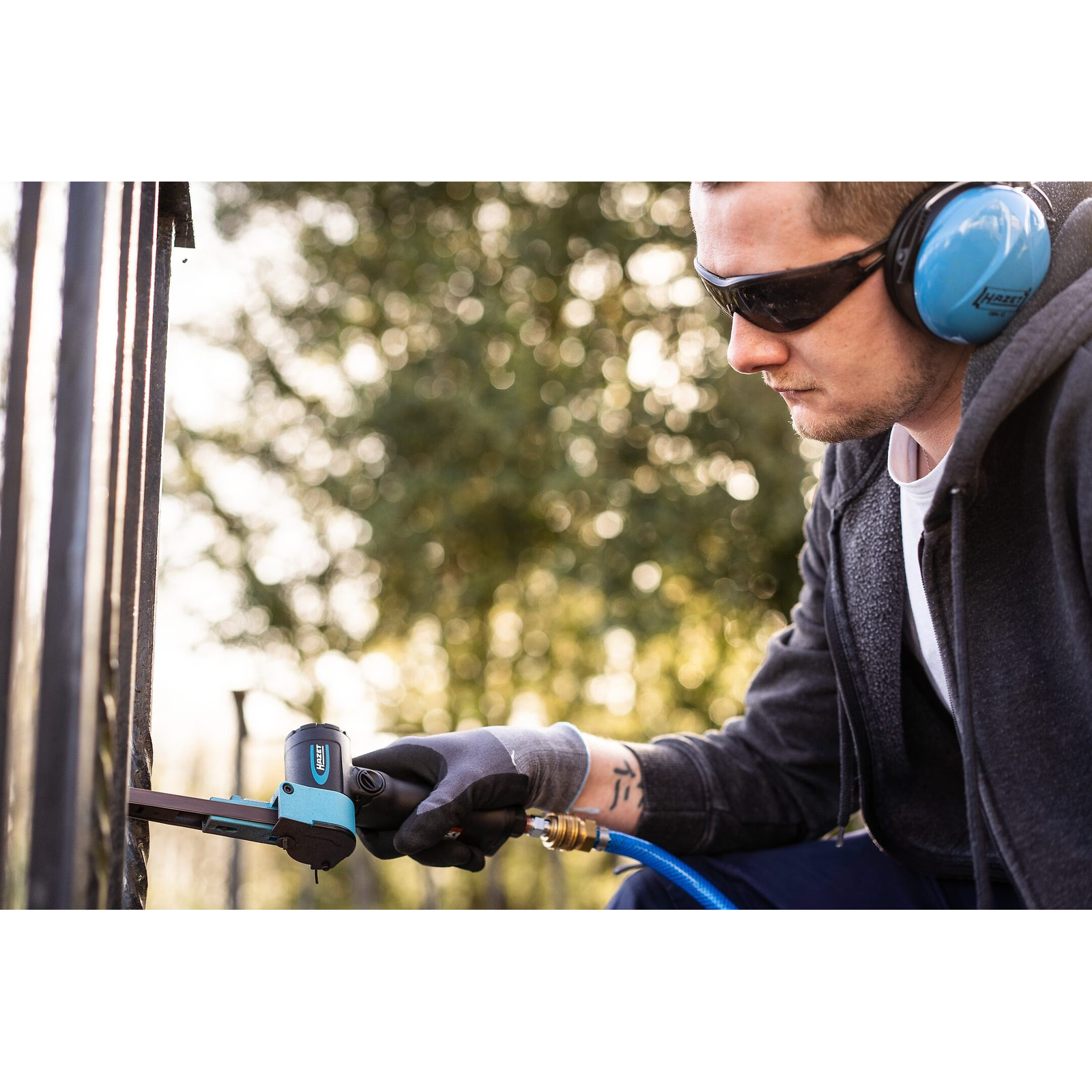 Ponceuse à bande 10 mm 291,4 mm avec réglage vitesse HAZET - 9033N-4