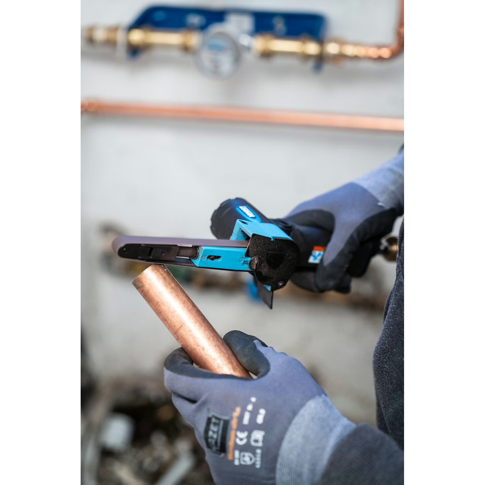 Ponceuse à bande 10 mm 291,4 mm avec réglage vitesse HAZET - 9033N-4
