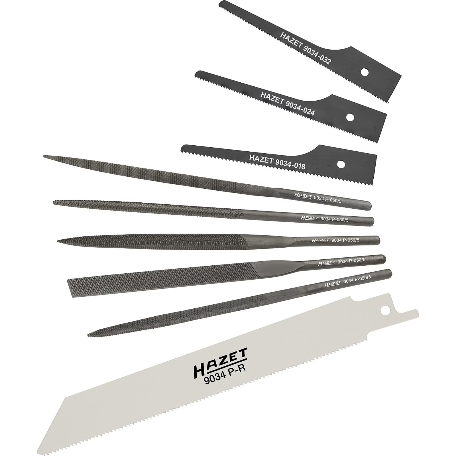 Scie sabre 160 mm avec lames et limes intégrées HAZET - 9034P-2