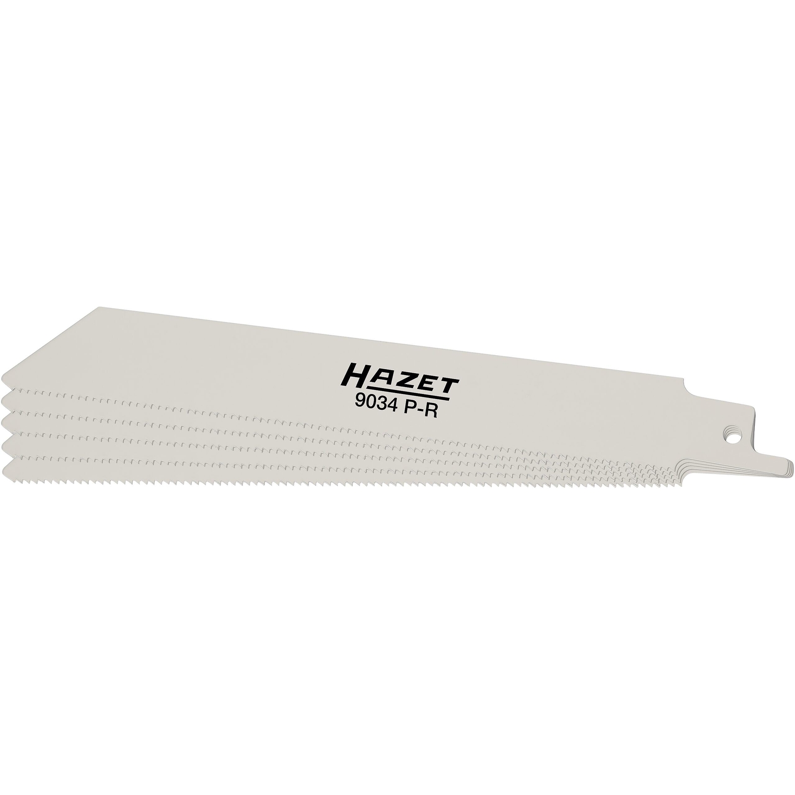 Lames scie sabre réciproque 153 mm 18 dents/pouce 5 pièces bimétal HAZET - 9034P-R/5